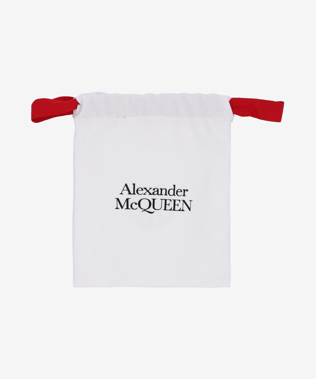 알렉산더 맥퀸(ALEXANDER McQUEEN) 실버 슬링 카드 홀더 - 레드 / 8044341T1AN6820