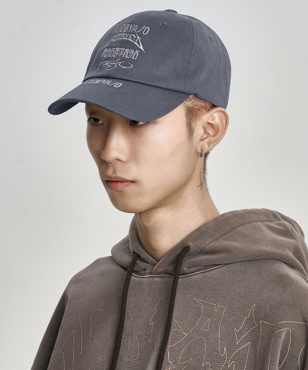 아조바이아조(AJOBYAJO) [PBA] Total Logo Cap [GREY]