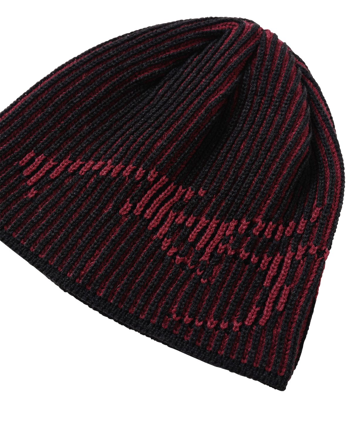 아조바이아조(AJOBYAJO) [PBA] Tribal AJO Two Tone Beanie [BURGUNDY]