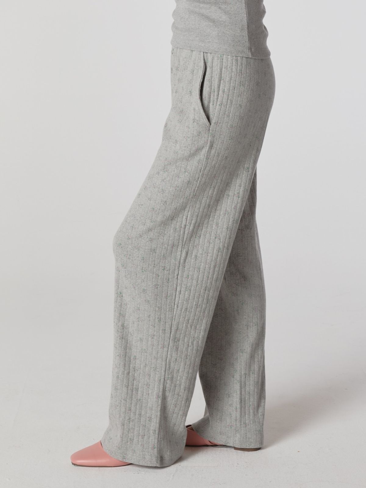 글로니(GLOWNY) PROVINCE EYELET PANTS (FOG BOUQUET)