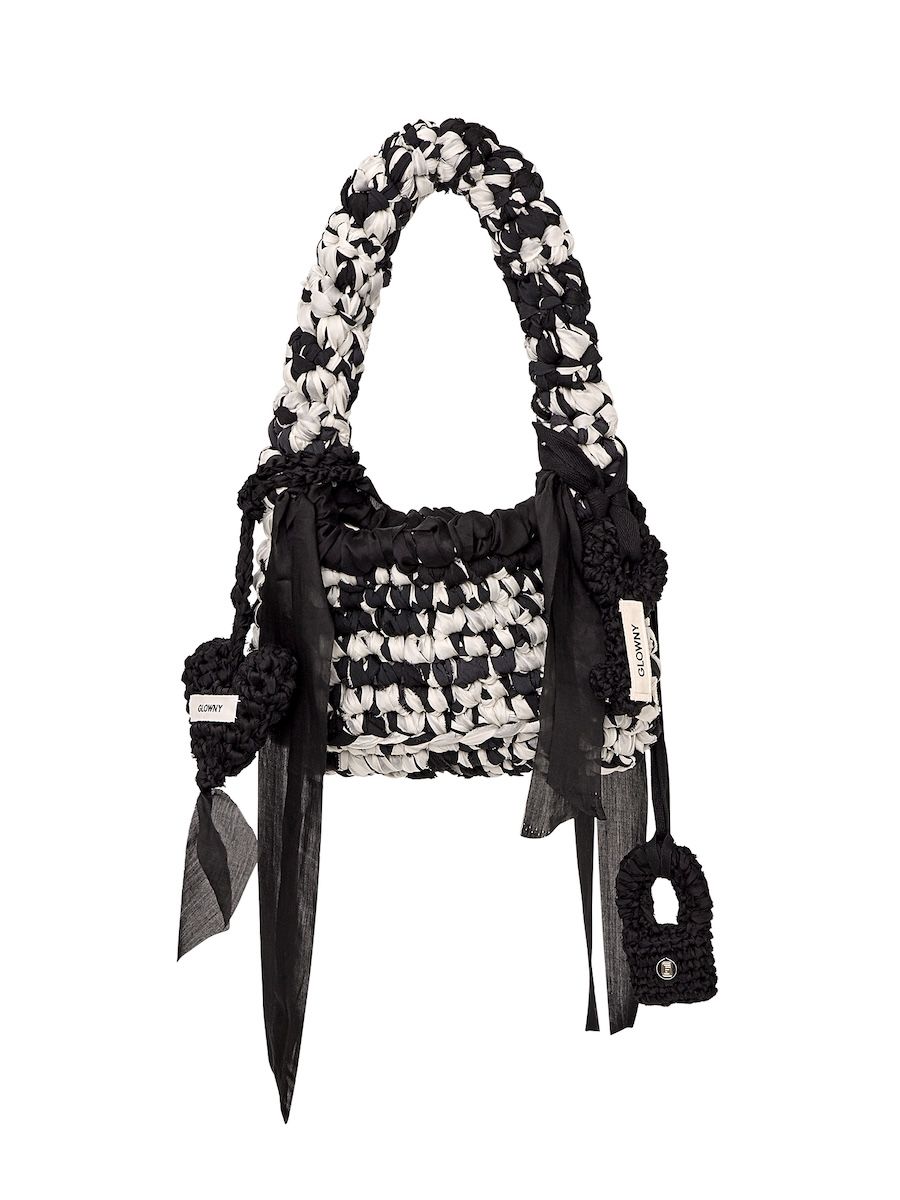バッグ GLOWNY KIRA BRAIDED BAG OREO MUSINSA公式 | GLOWNY KIRA BRAIDED BAG (OREO)