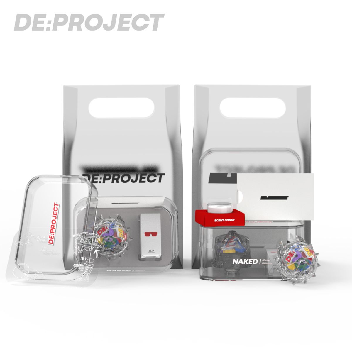 디프로젝트(DE:PROJECT) 네이키드 디불 고급 차량용 방향제 불독 자동차 디퓨저