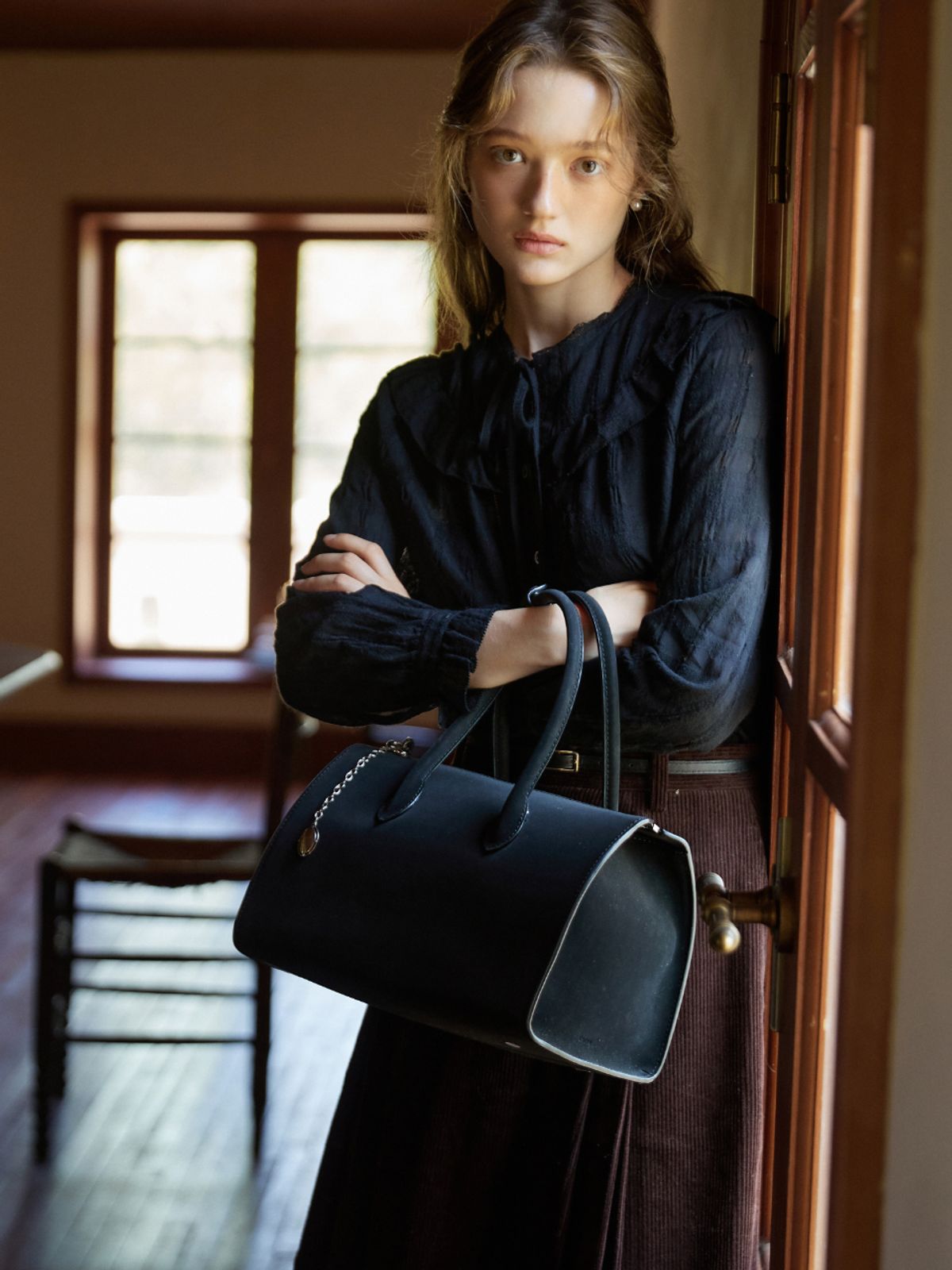 르니나(LENINA) BESSIE tote shoulder bag_BLACK