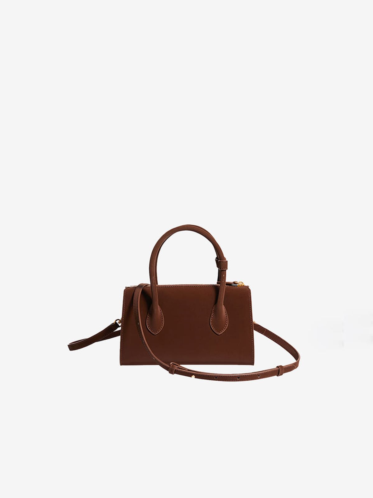 르니나(LENINA) BESSIE mini tote cross bag_BROWN