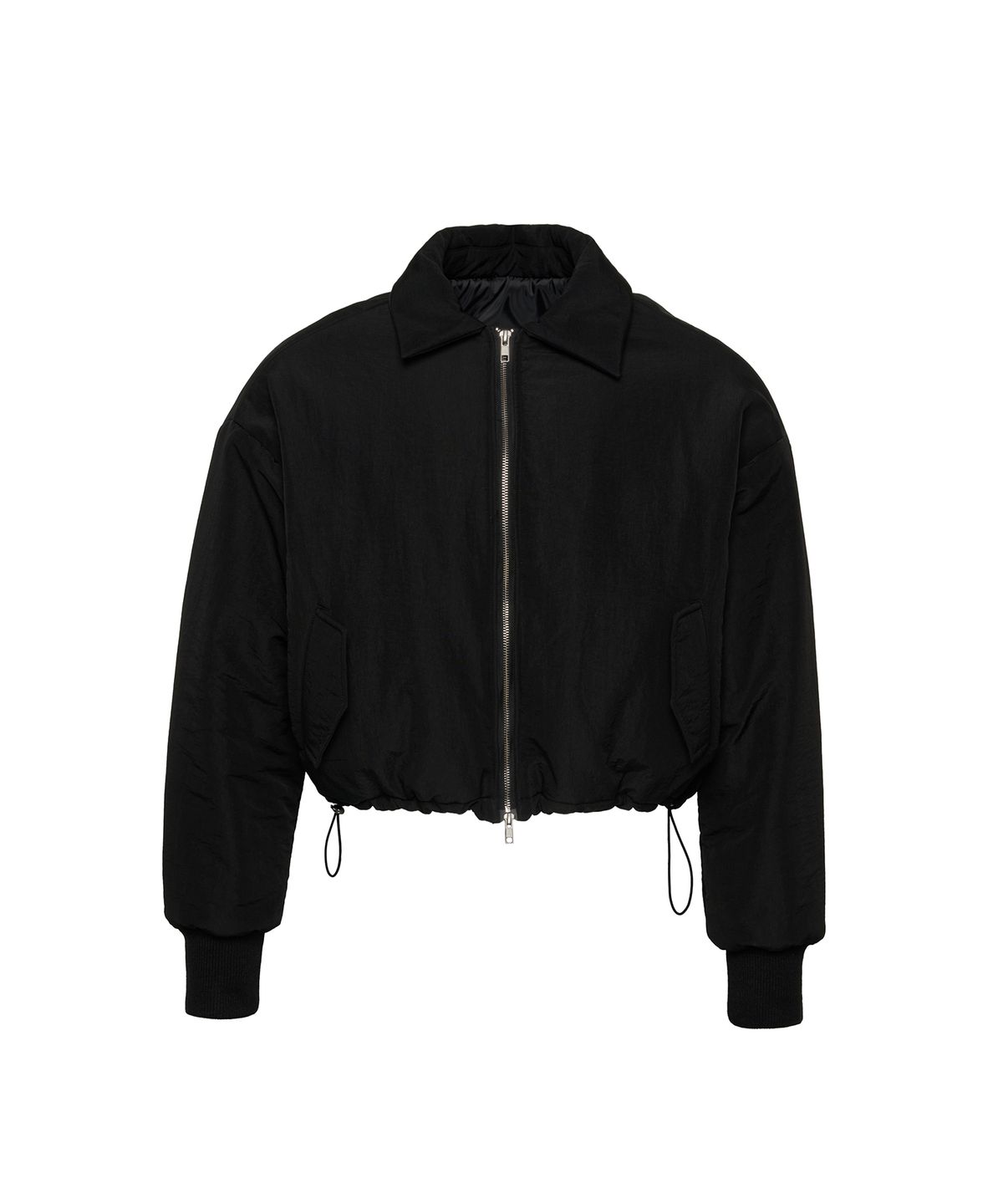 플로즈룸(FLAWSROOM) Matt Crop Puffer BLACK