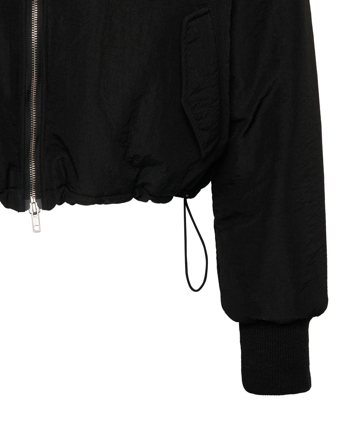 플로즈룸(FLAWSROOM) Matt Crop Puffer BLACK