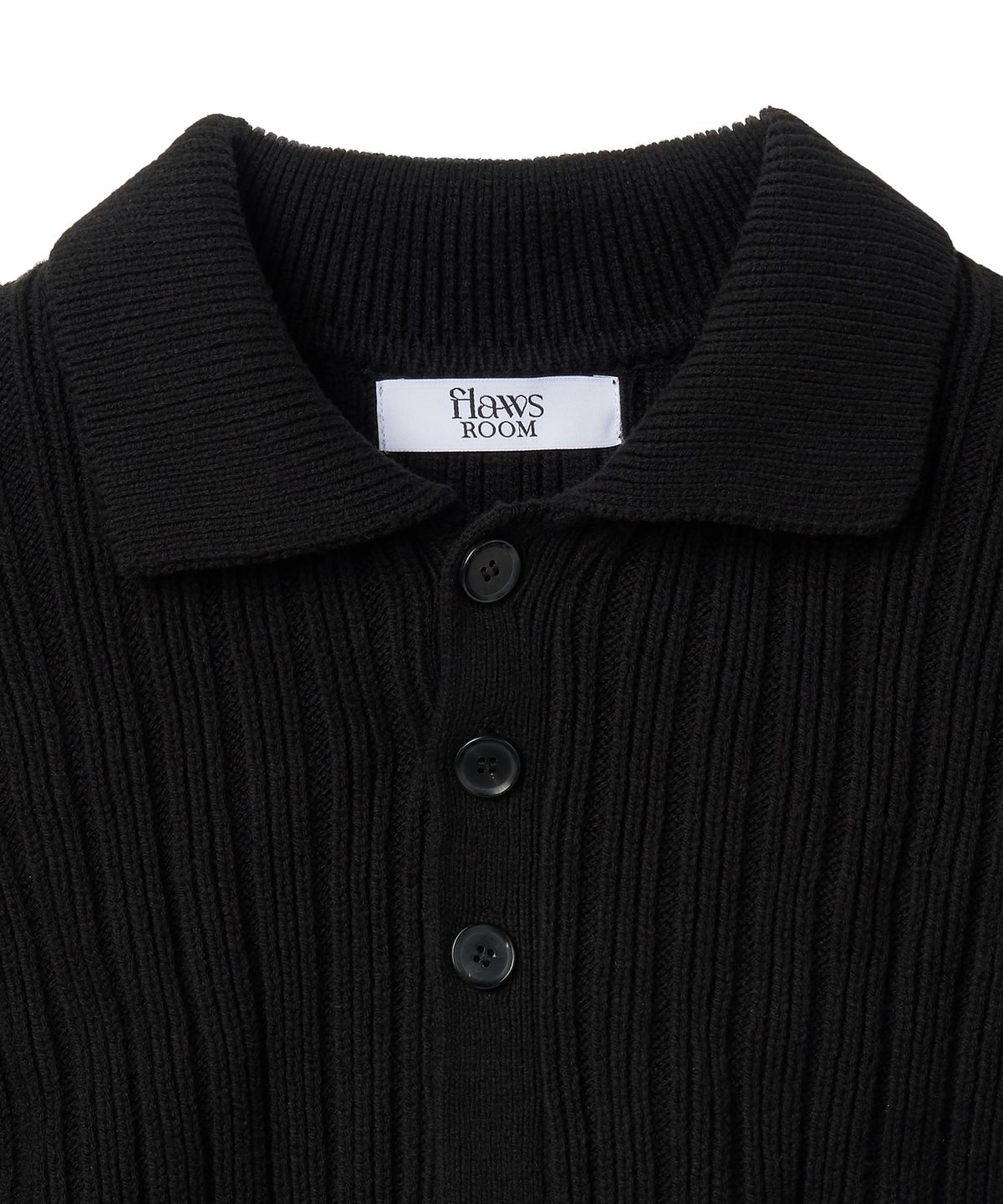 플로즈룸(FLAWSROOM) 3Button Ribbed Cardigan