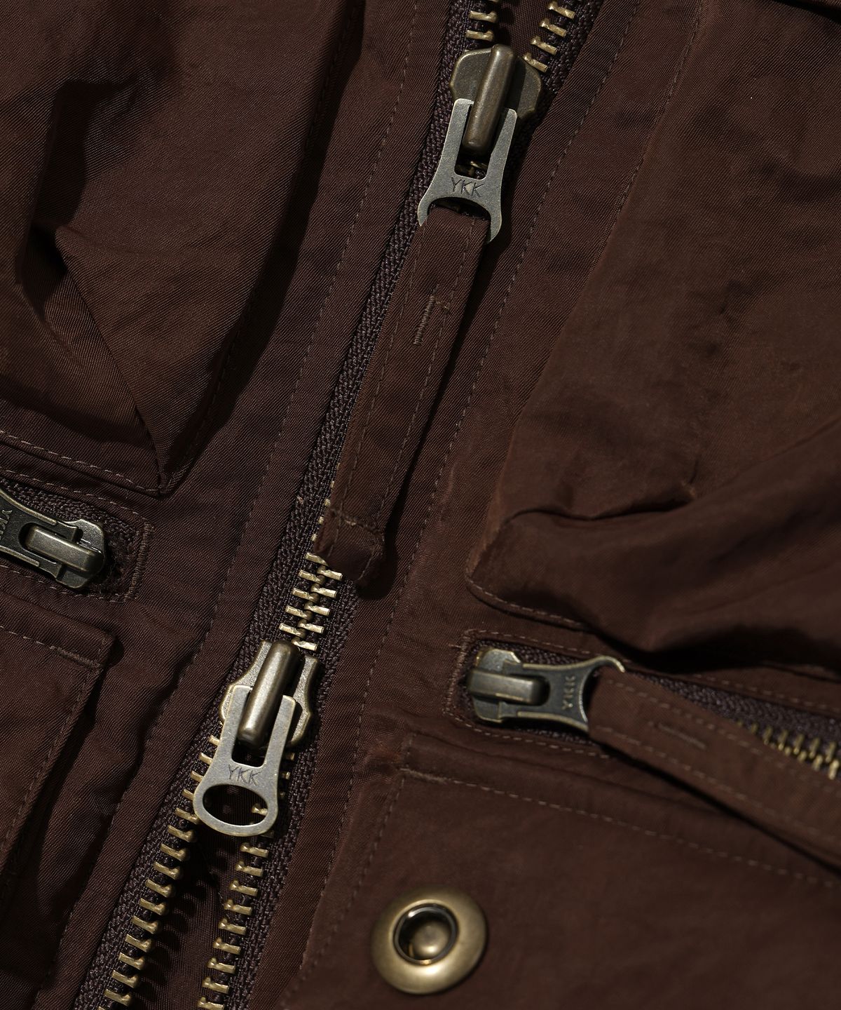이에이(IEY) MAC MULTI BOMBER JACKET Brown