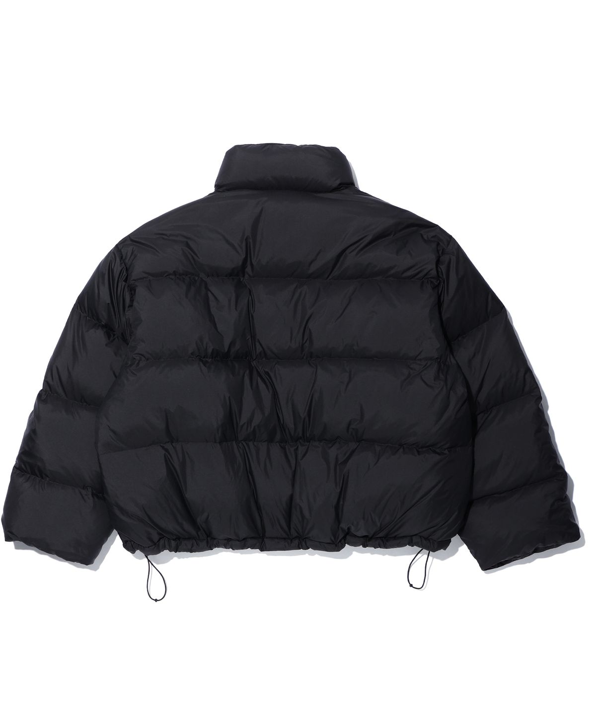 이에이(IEY) DOUBLE ZIP-UP DOWN JACKET Black