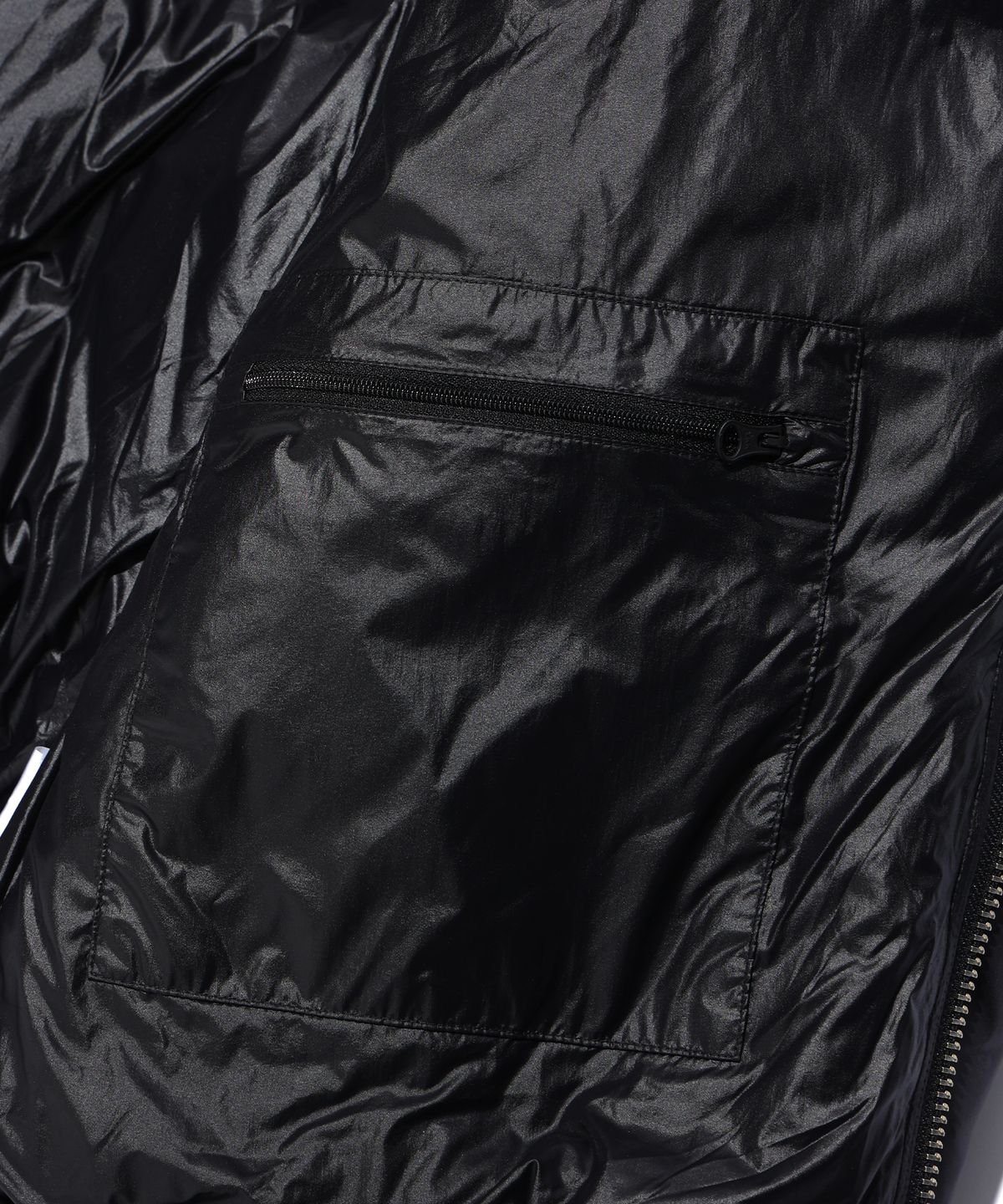 이에이(IEY) DOUBLE ZIP-UP DOWN JACKET Black