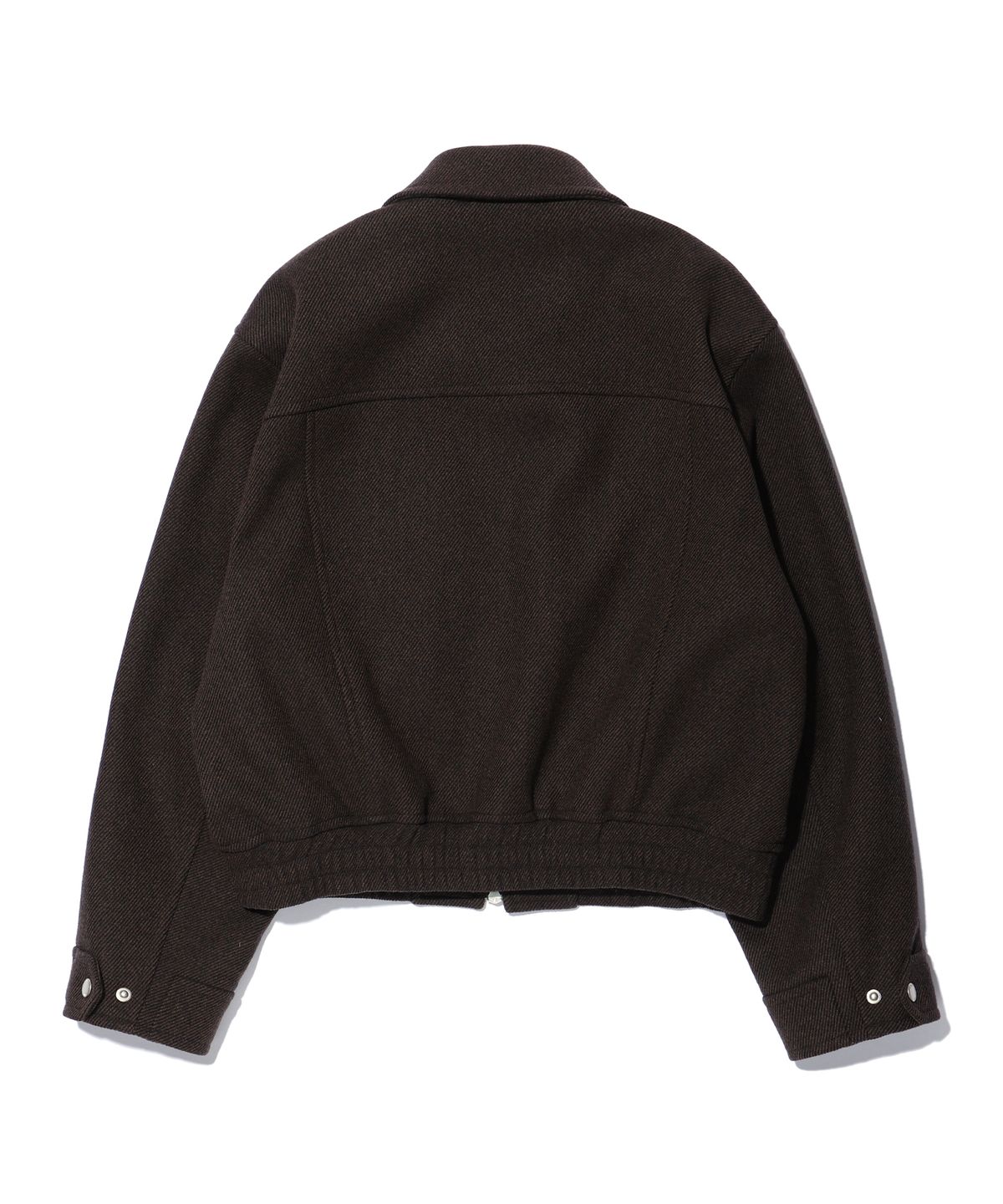 이에이(IEY) TAP WOOL JACKET Brown