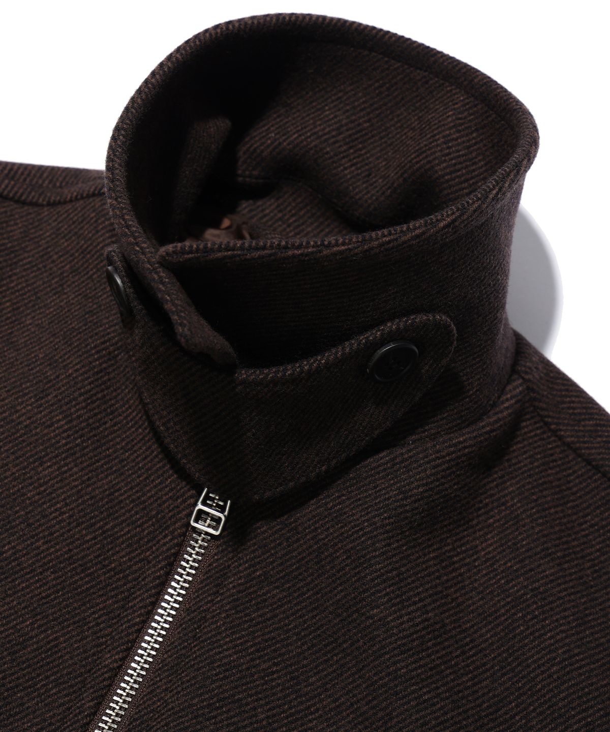 이에이(IEY) TAP WOOL JACKET Brown