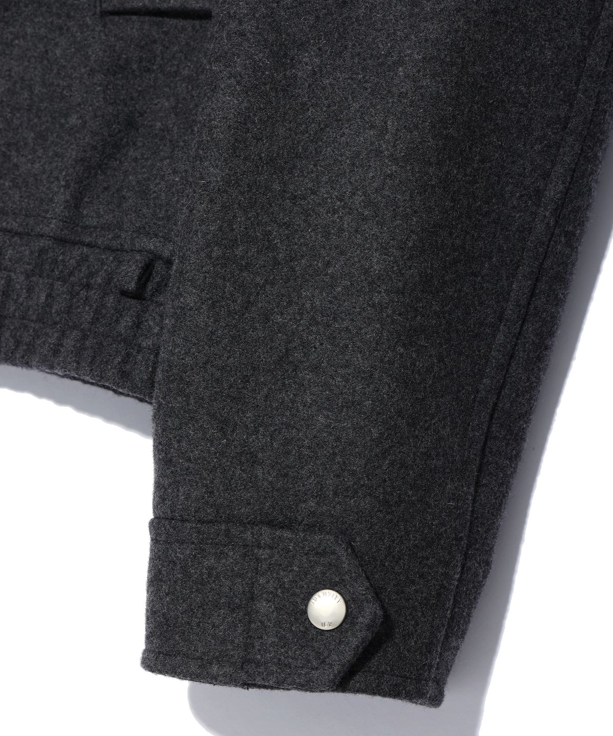 이에이(IEY) TAP WOOL JACKET Melange Grey