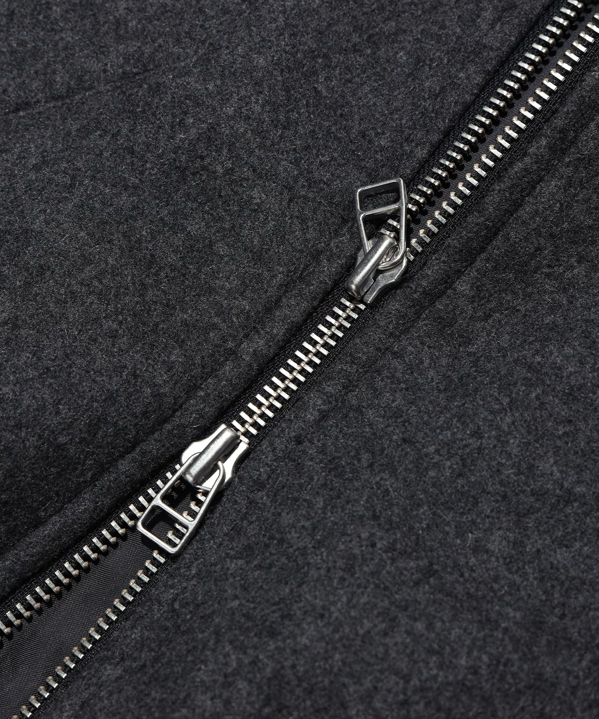 이에이(IEY) TAP WOOL JACKET Melange Grey