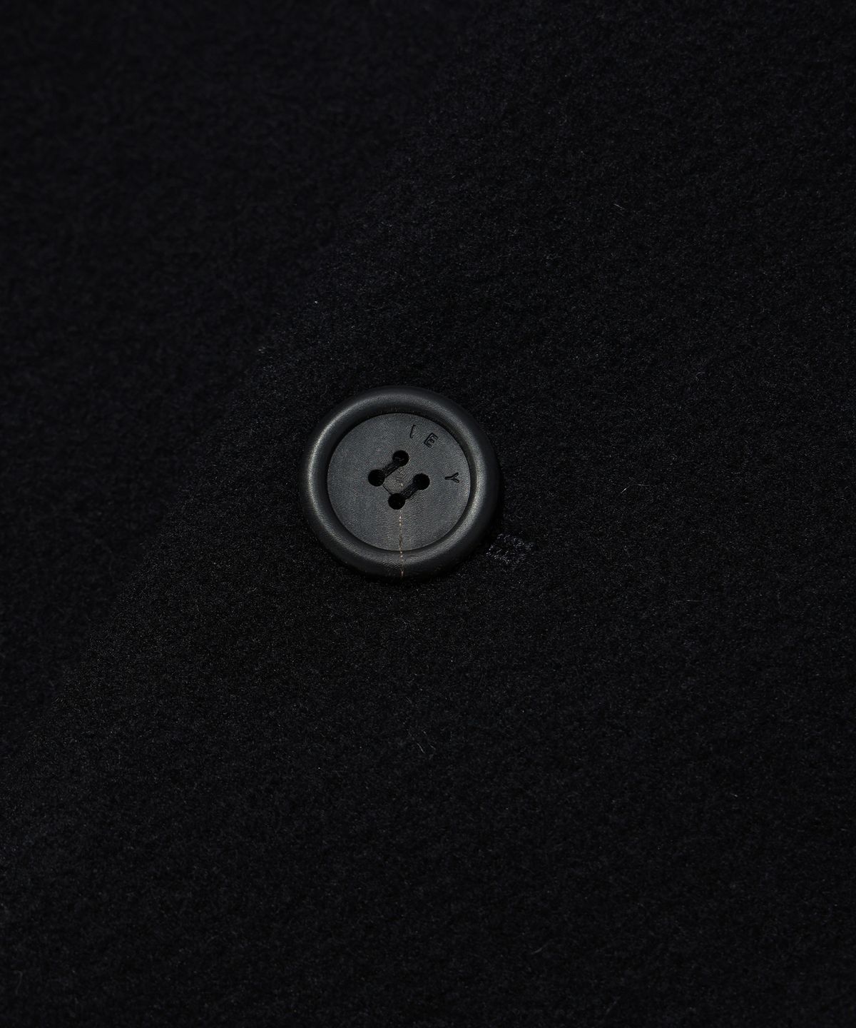 이에이(IEY) OVERSIZED SINGLE COAT Dark Navy