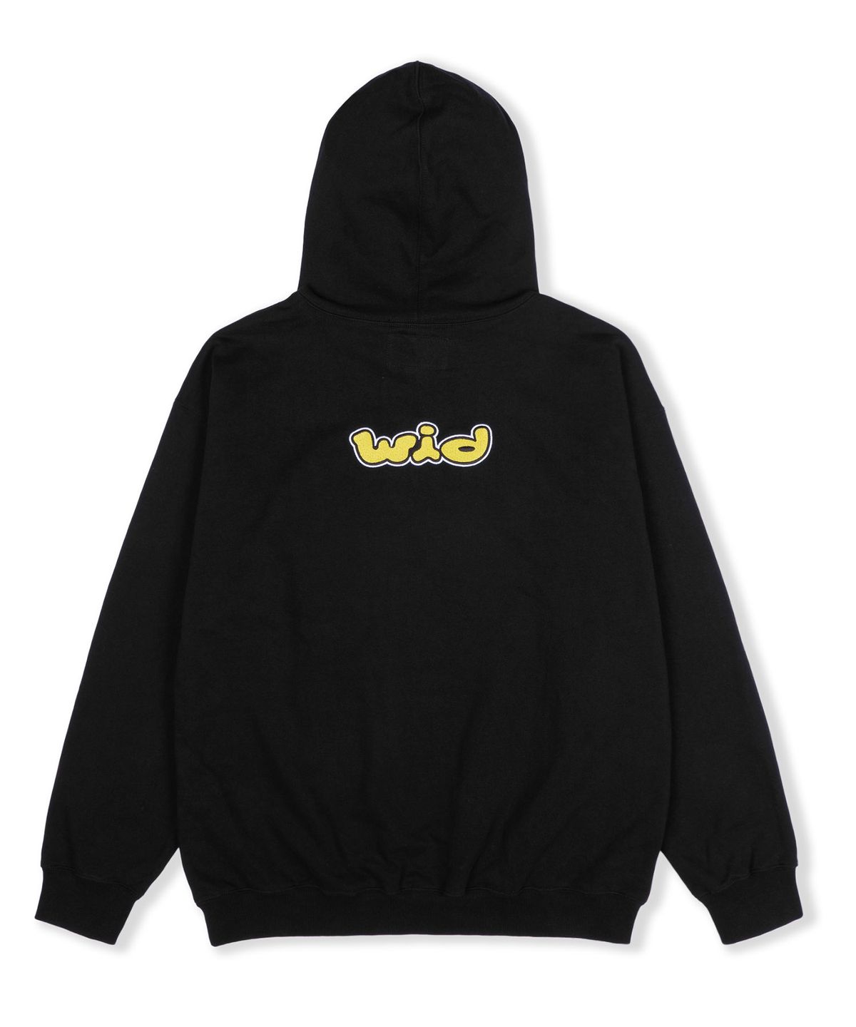 예스아이씨(YESEYESEE) WID x Y.E.S Trumpet Logo Hoodie Black