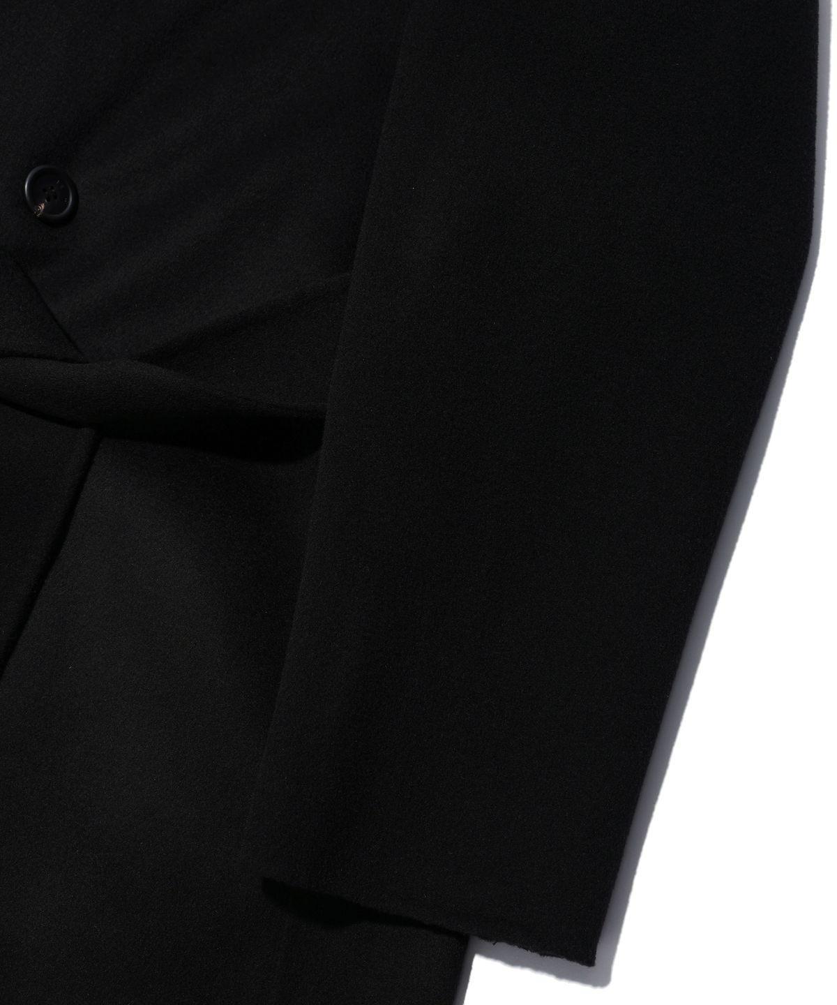이에이(IEY) HANDMADE DOUBLE COAT Black