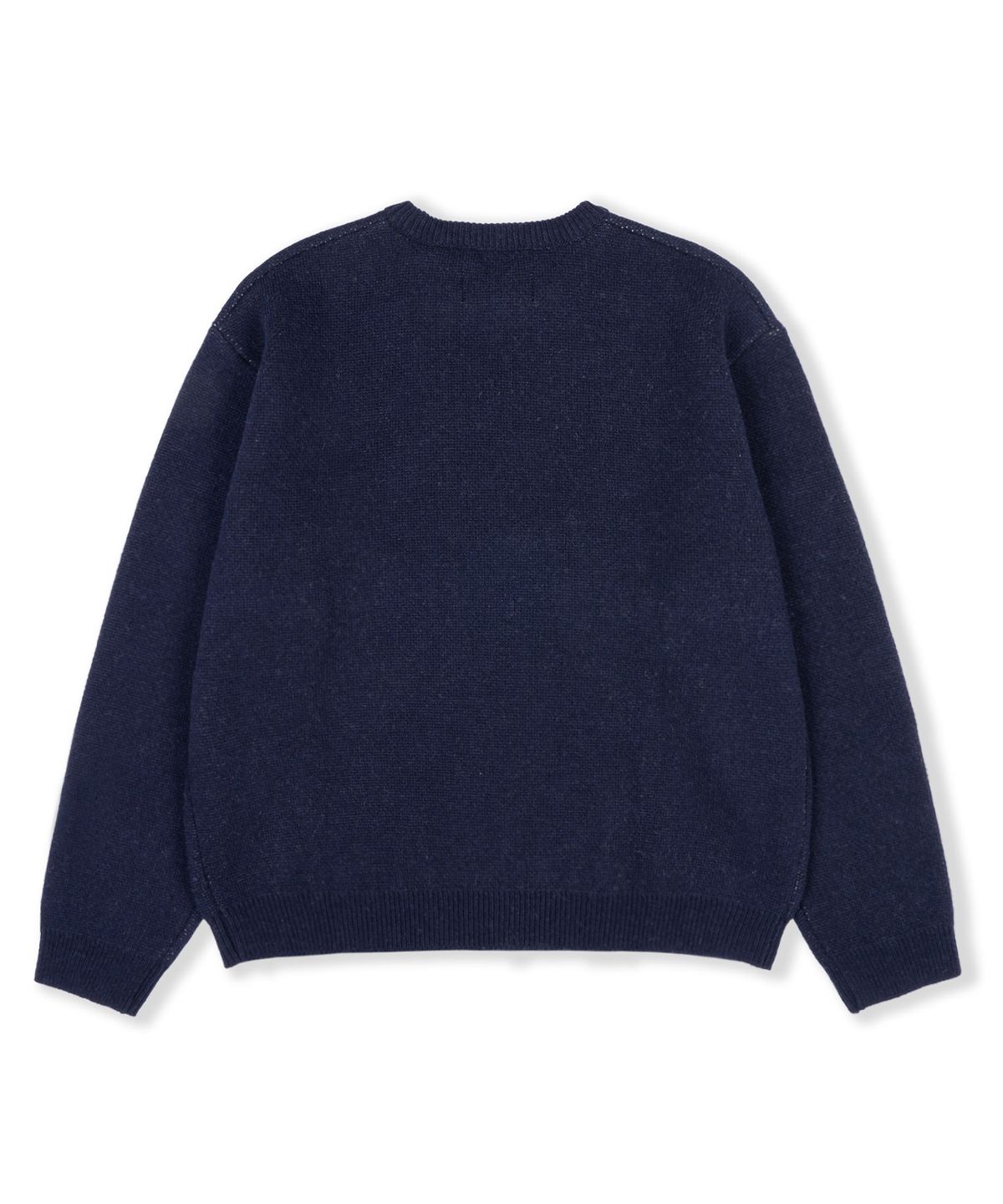 예스아이씨(YESEYESEE) WID x Y.E.S Dog Graphic Knit Pullover Navy