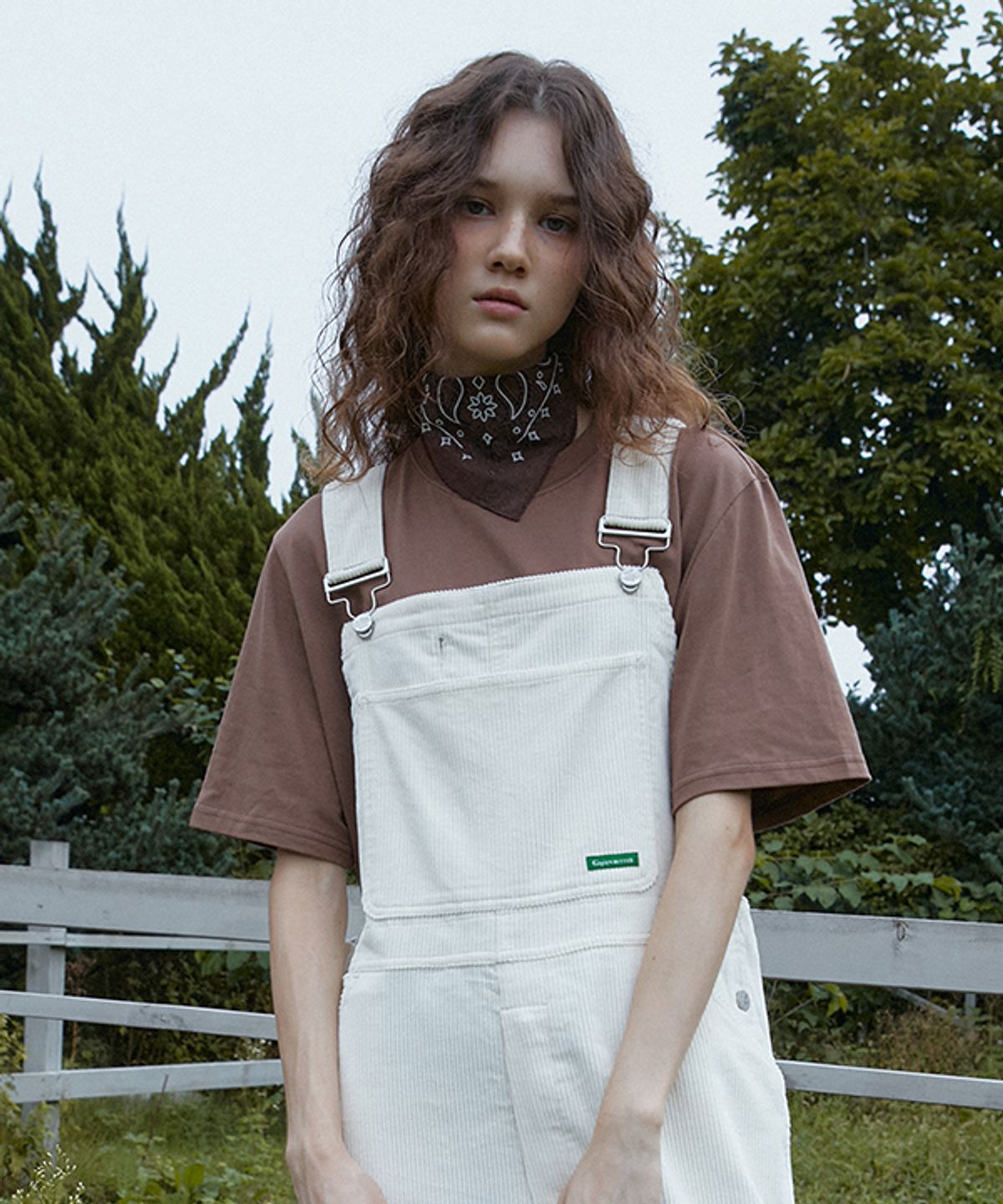 그린버터(GREENBUTTER) Butter Wing Bandana (Brown)