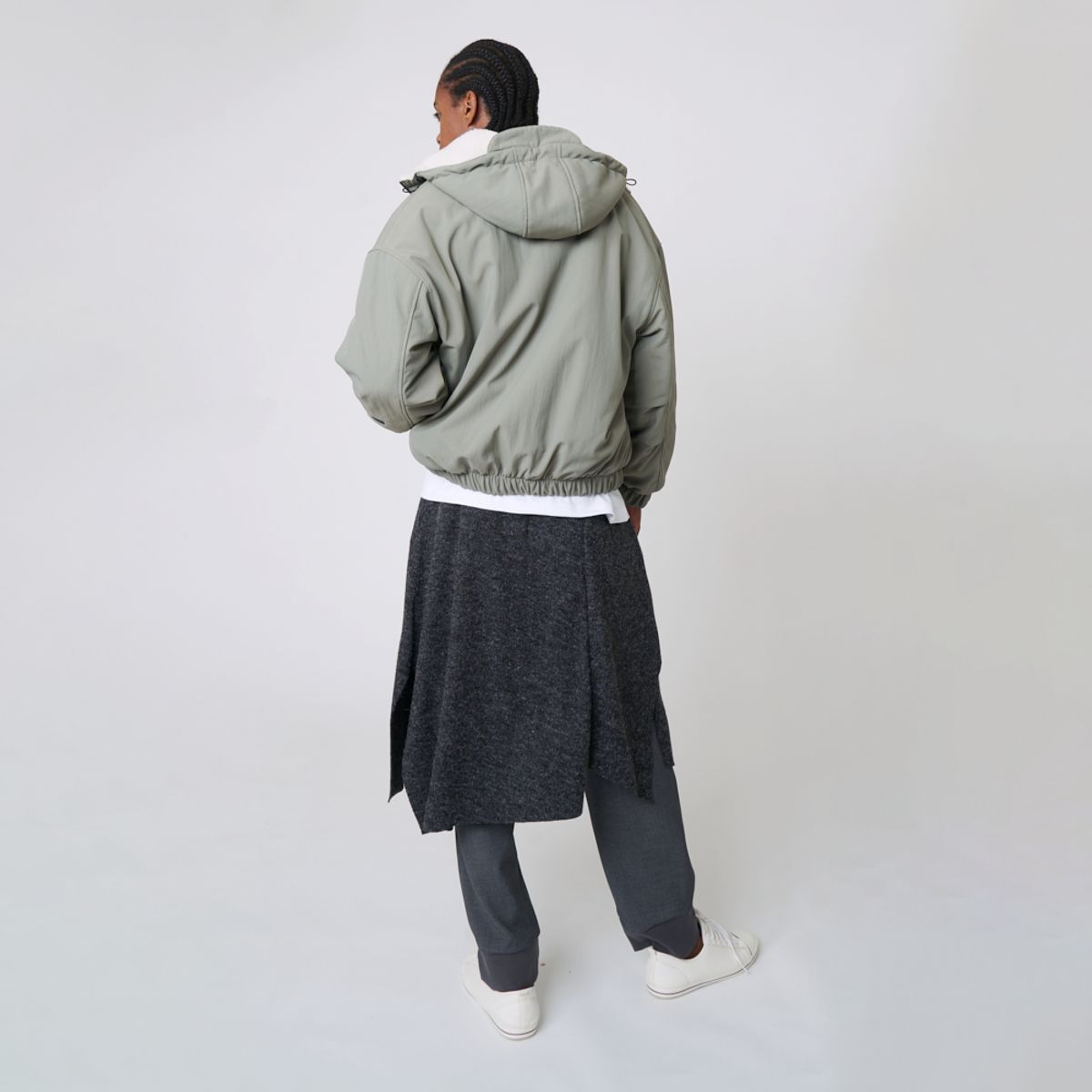 애스플래폼(ATHPLATFORM) AU42JP03 바이저 후디점퍼_라이트 카키