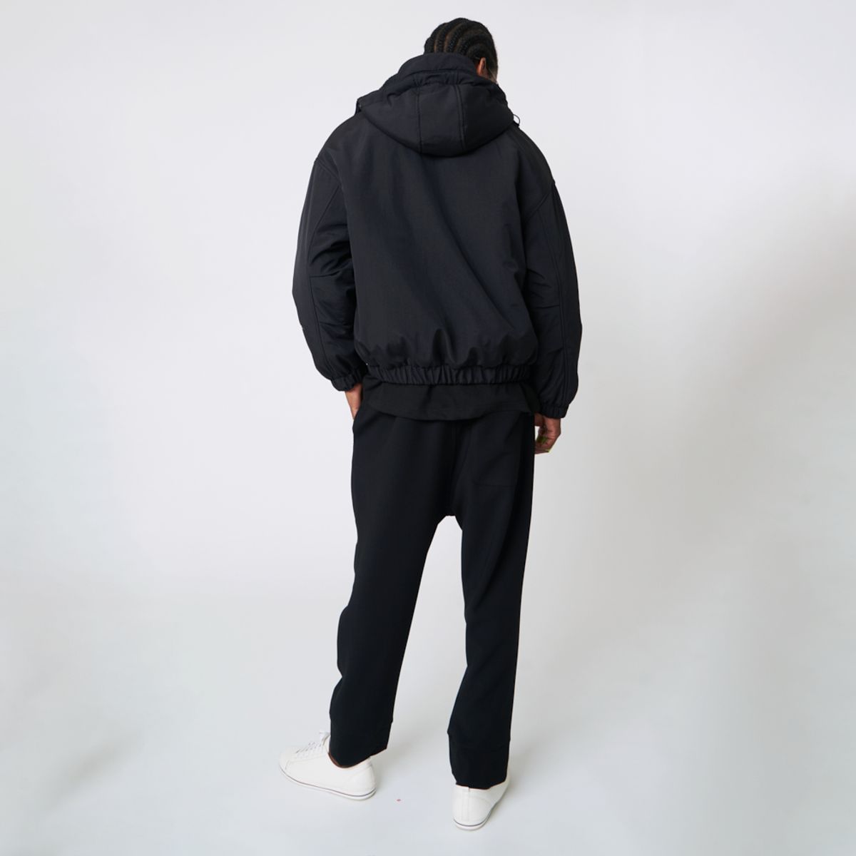 애스플래폼(ATHPLATFORM) AU42JP03 바이저 후디점퍼_블랙