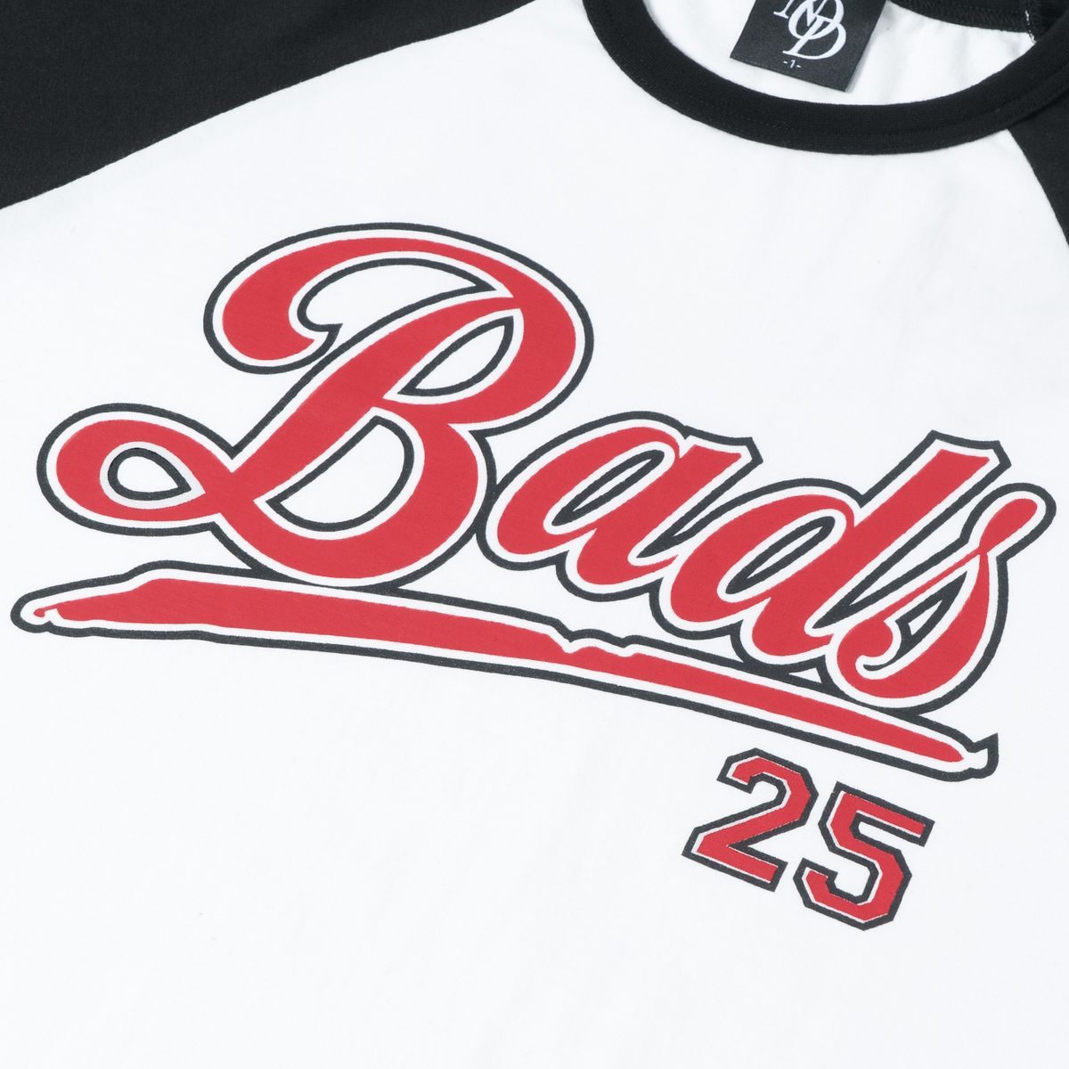 노드(NOD) Baseball team BADS Raglan Long sleeve (Black)