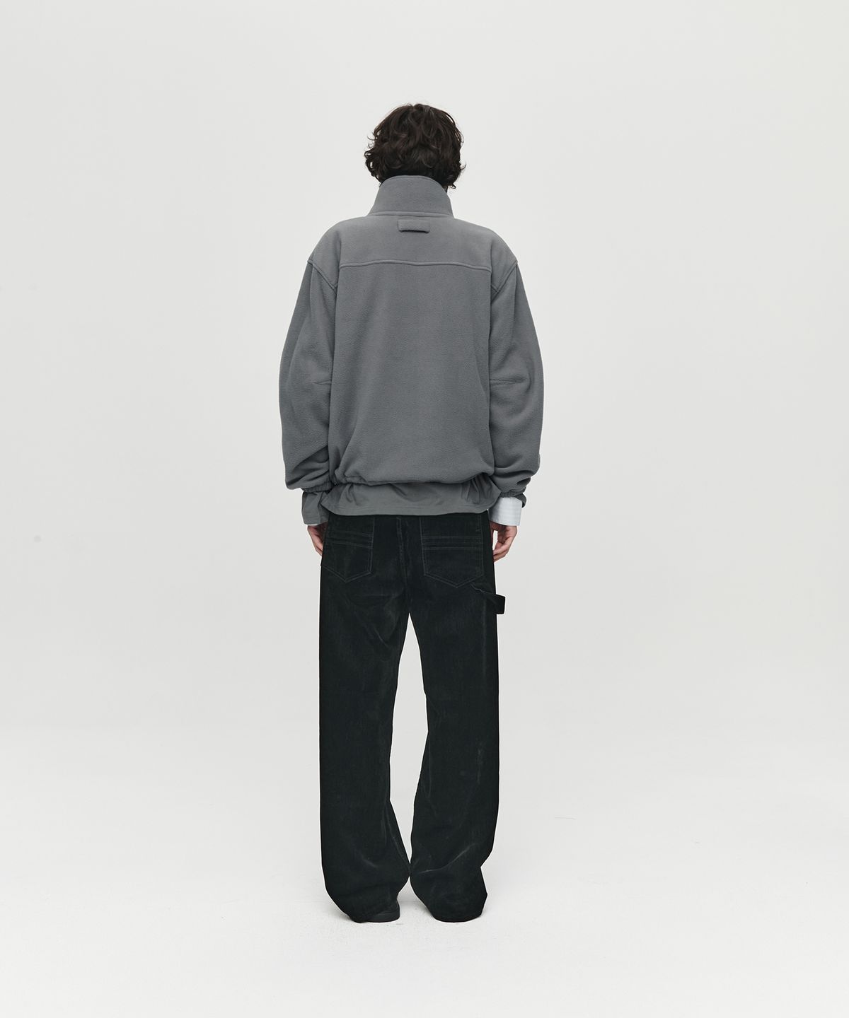 호이테(HEUTE) HET SQUARE VELVET DENIM (BLACK)