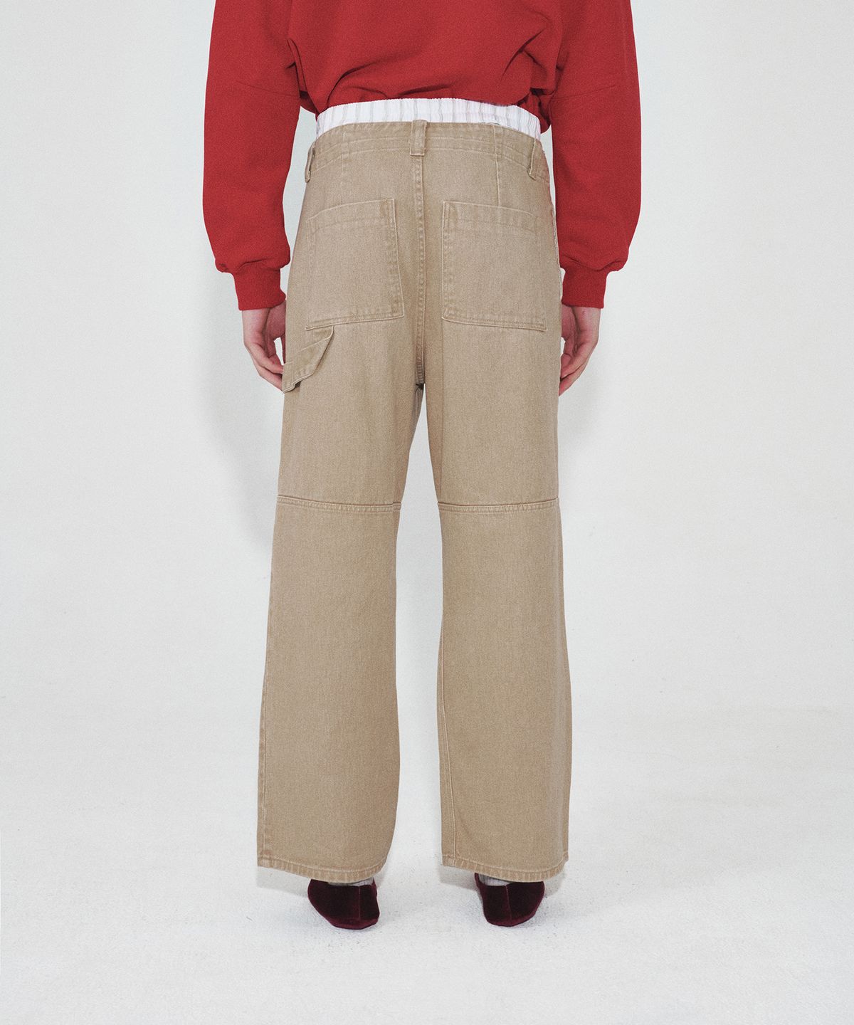 호이테(HEUTE) HET PATCH WORK PANTS (BEIGE)