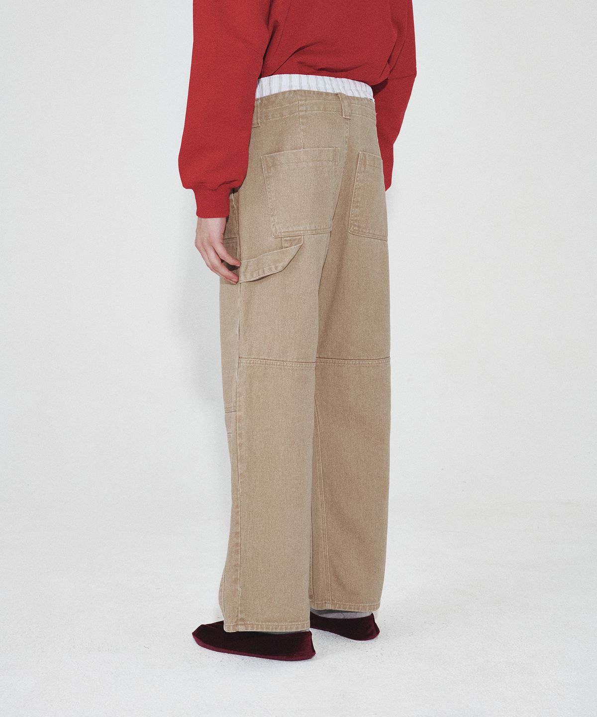 호이테(HEUTE) HET PATCH WORK PANTS (BEIGE)