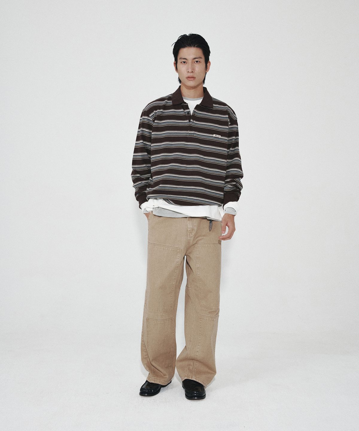 호이테(HEUTE) HET PATCH WORK PANTS (BEIGE)