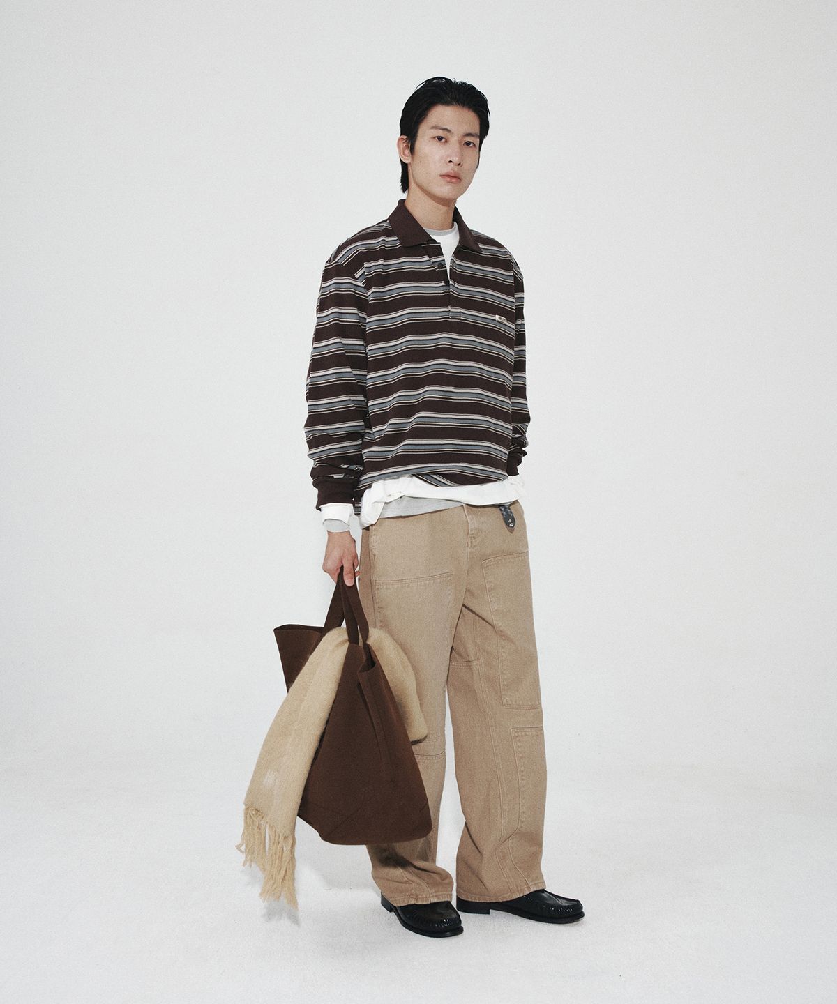 호이테(HEUTE) HET PATCH WORK PANTS (BEIGE)