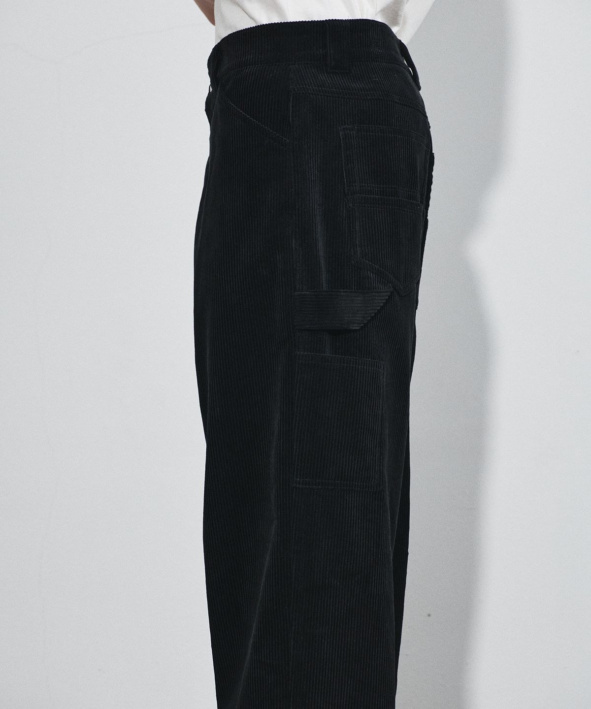호이테(HEUTE) RISE CORDUROY WORK PANTS (BLACK)