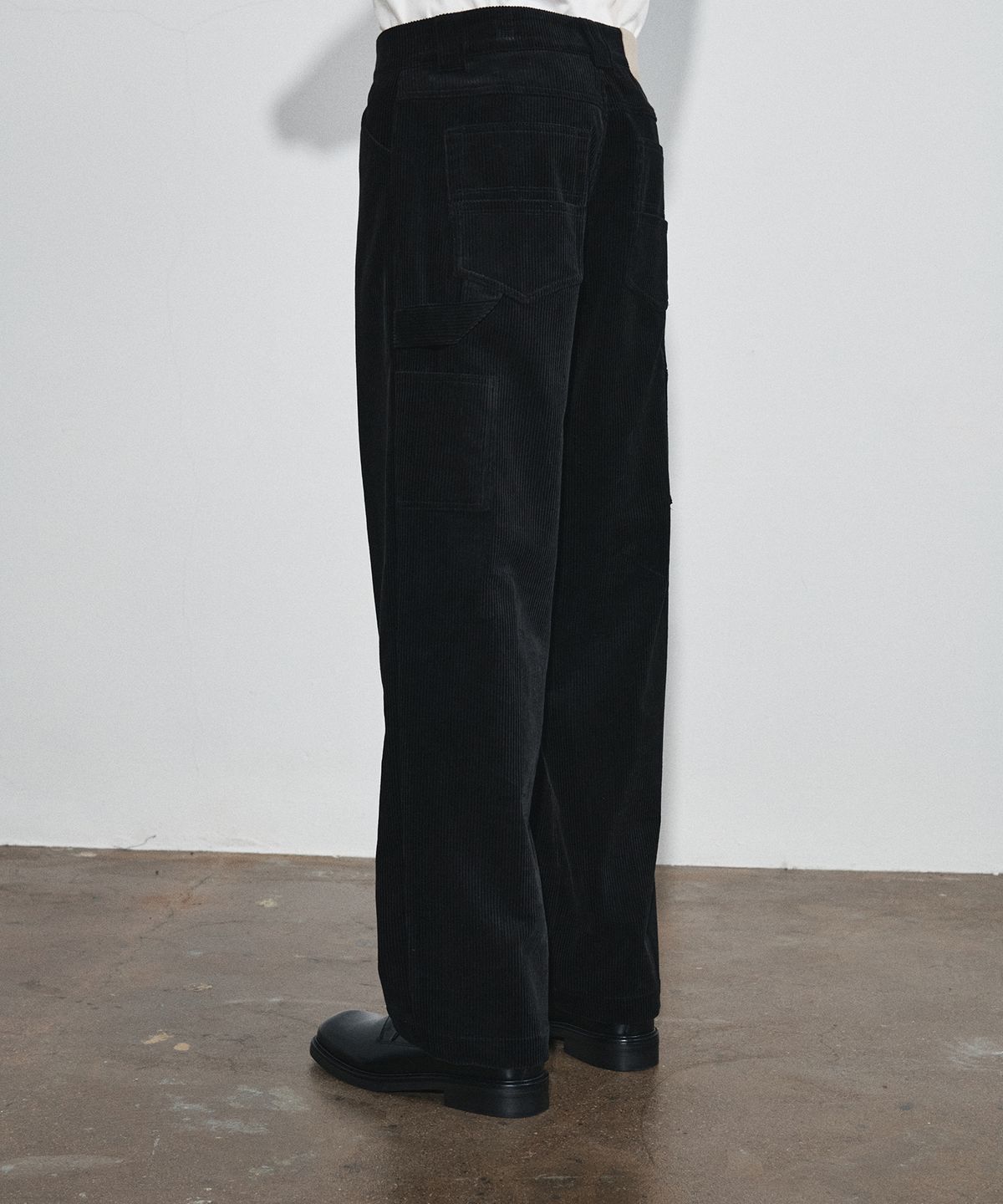호이테(HEUTE) RISE CORDUROY WORK PANTS (BLACK)