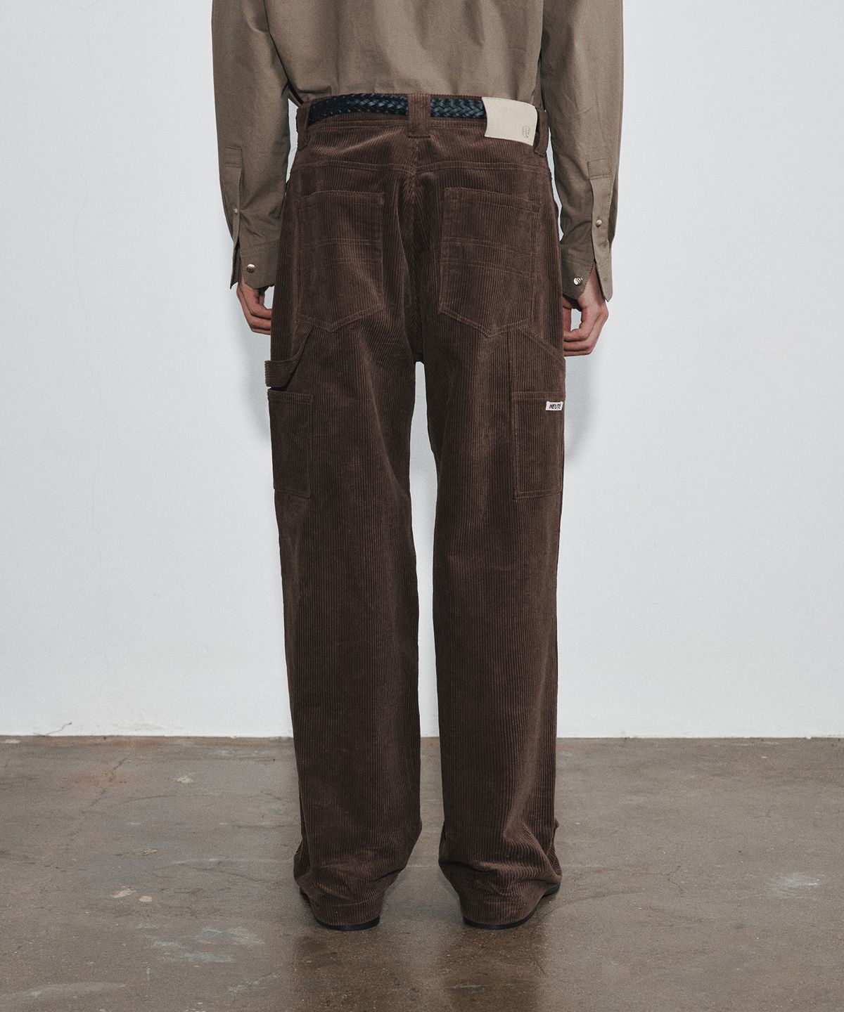 호이테(HEUTE) RISE CORDUROY WORK PANTS (BROWN)