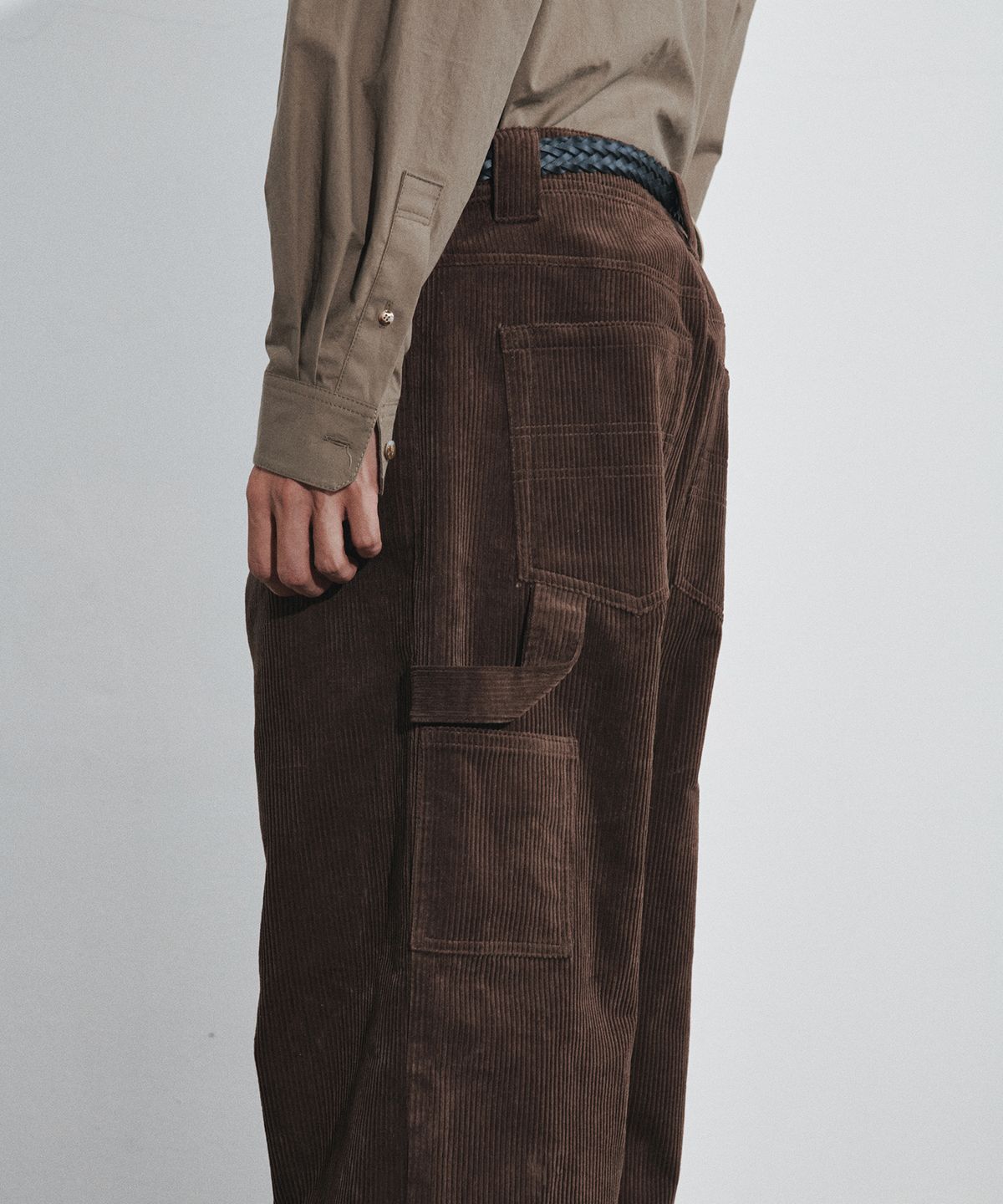 호이테(HEUTE) RISE CORDUROY WORK PANTS (BROWN)