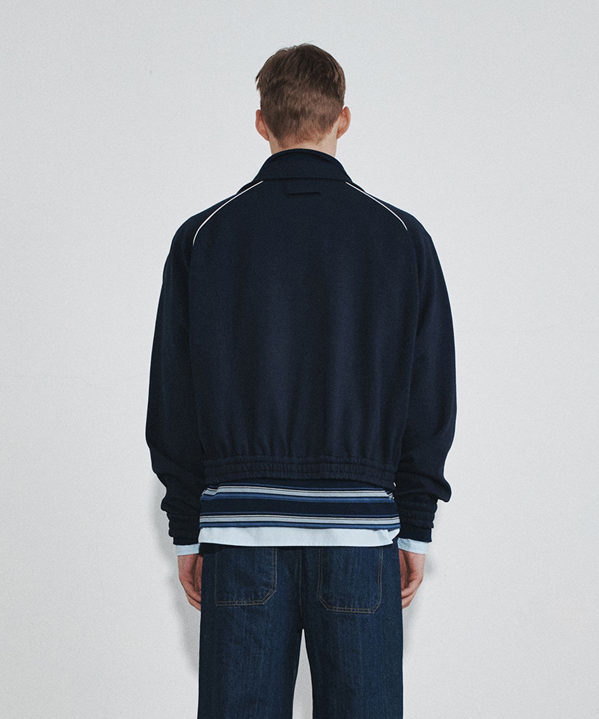 호이테(HEUTE) OLIVER TRACK JACKET (NAVY)