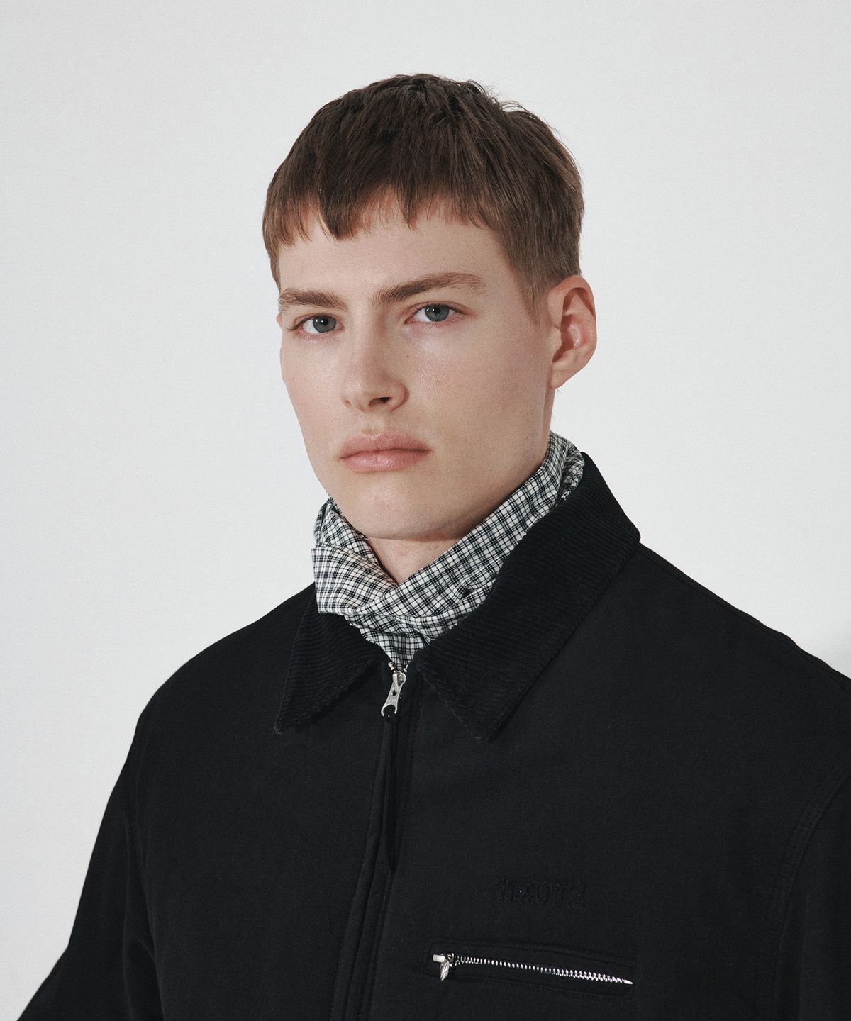 호이테(HEUTE) HET PADDED WORK JACKET (BLACK)
