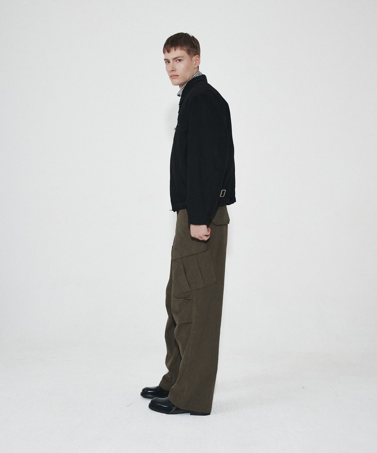 호이테(HEUTE) HET PADDED WORK JACKET (BLACK)