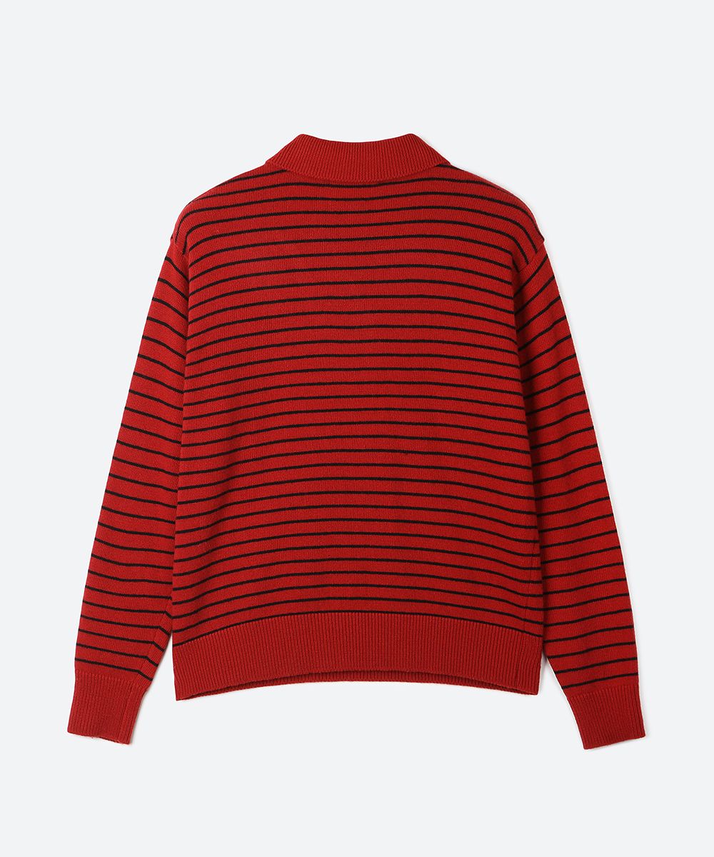 MOONSUN ♥ 02 M.C UNISEX, Stripe Wool Collar Knit MUSINSA | MOONSUN 02 M.C UNISEX, Stripe Wool Collar Knit
