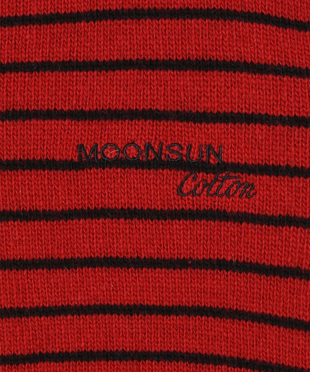 MUSINSA | MOONSUN 02 M.C UNISEX, Stripe Wool Collar Knit