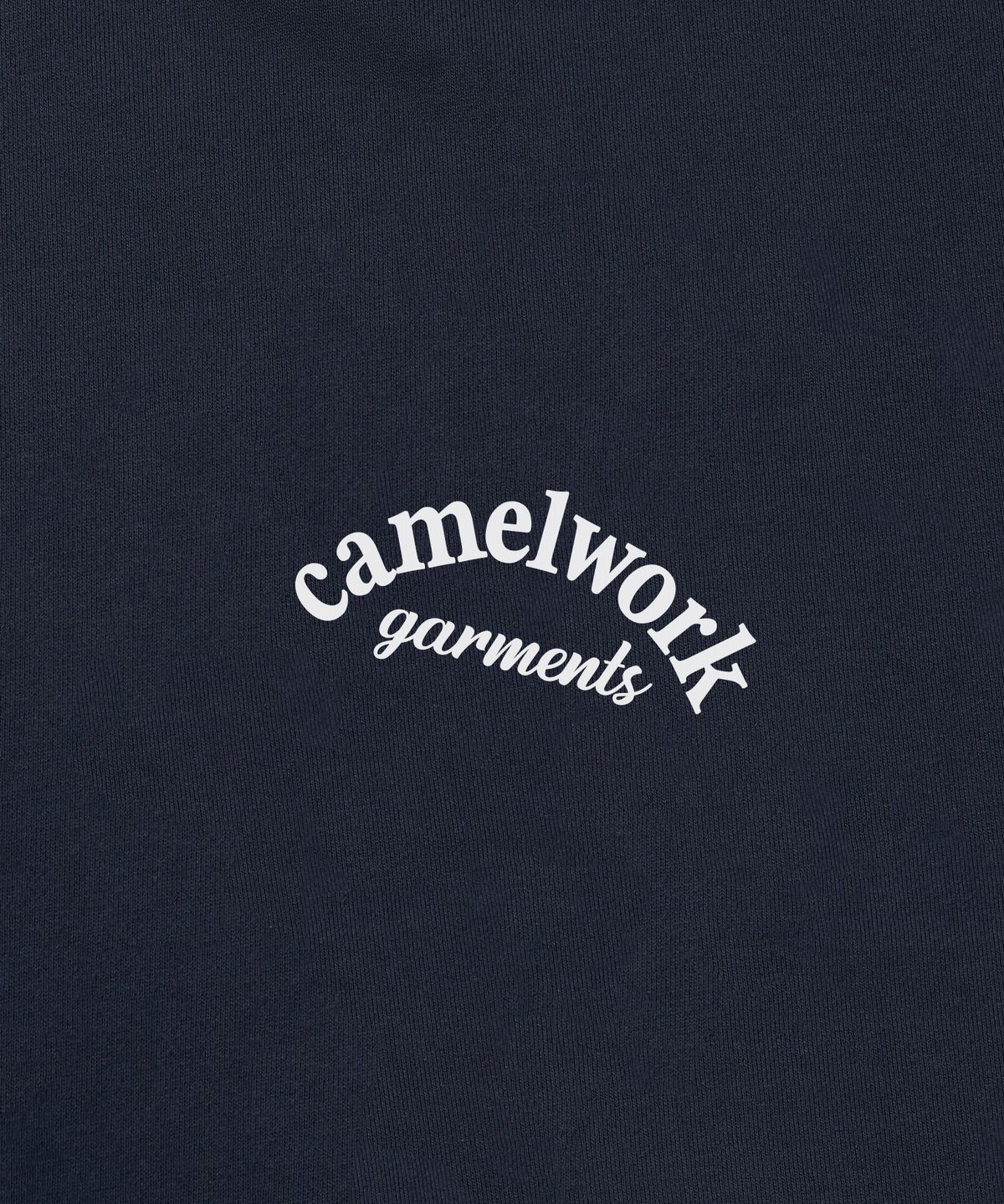 카멜워크(CAMEL WORK) 카멜 가먼트 스몰 로고 스웨트셔츠(네이비)