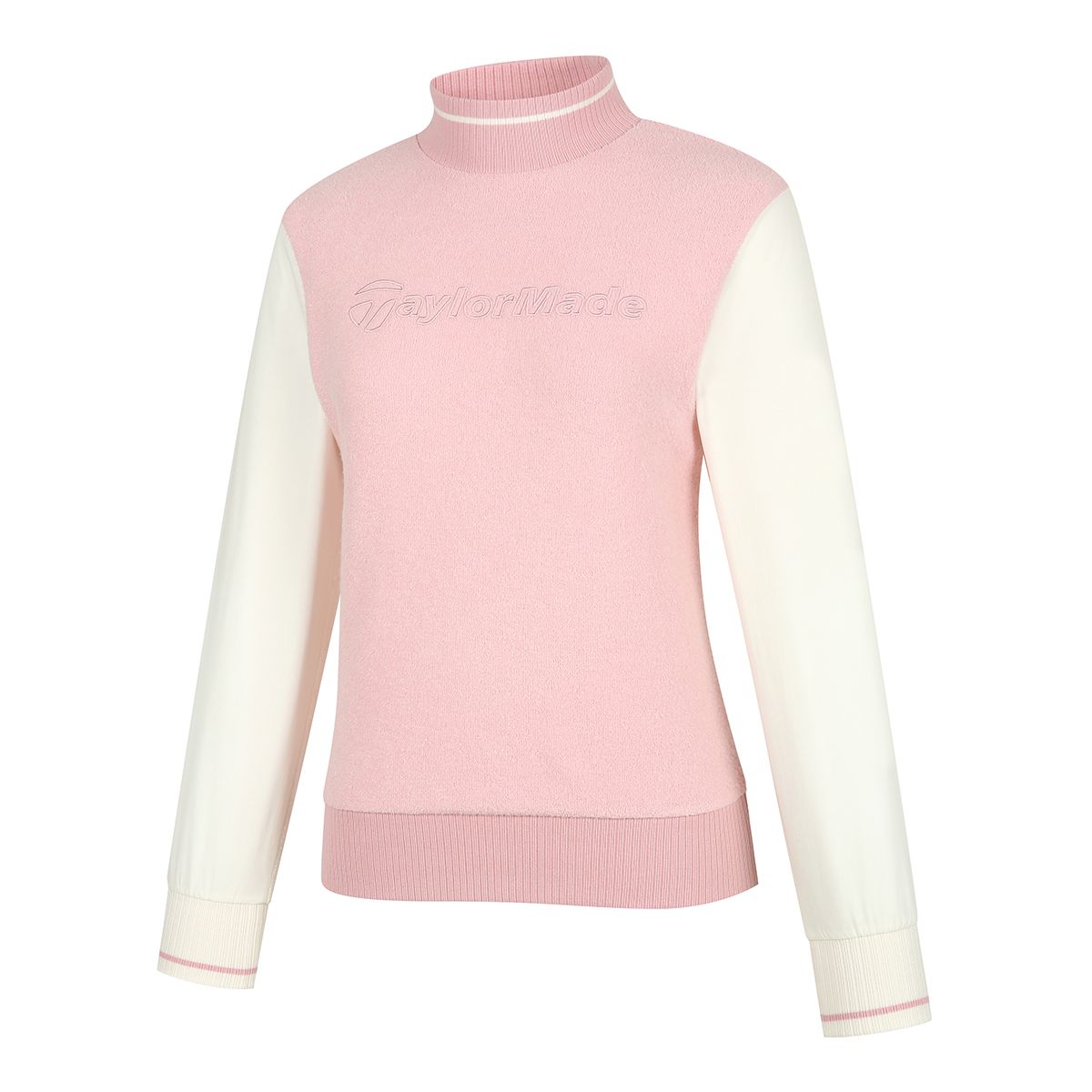 테일러메이드 어패럴(TAYLORMADE APPAREL) 여성 우븐 소매 부클 하이넥 티셔츠 TTN-81HG42-403