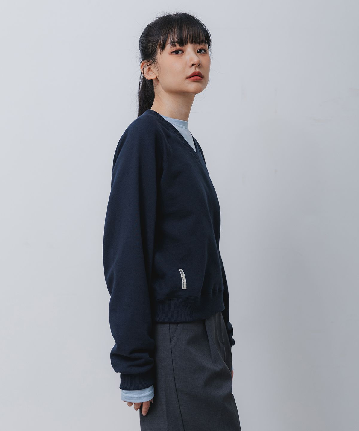 바켄(BAKKEN) [SET] [긴팔+맨투맨]스웨트셔츠 레이어드 티셔츠 세트 BK5974_4999