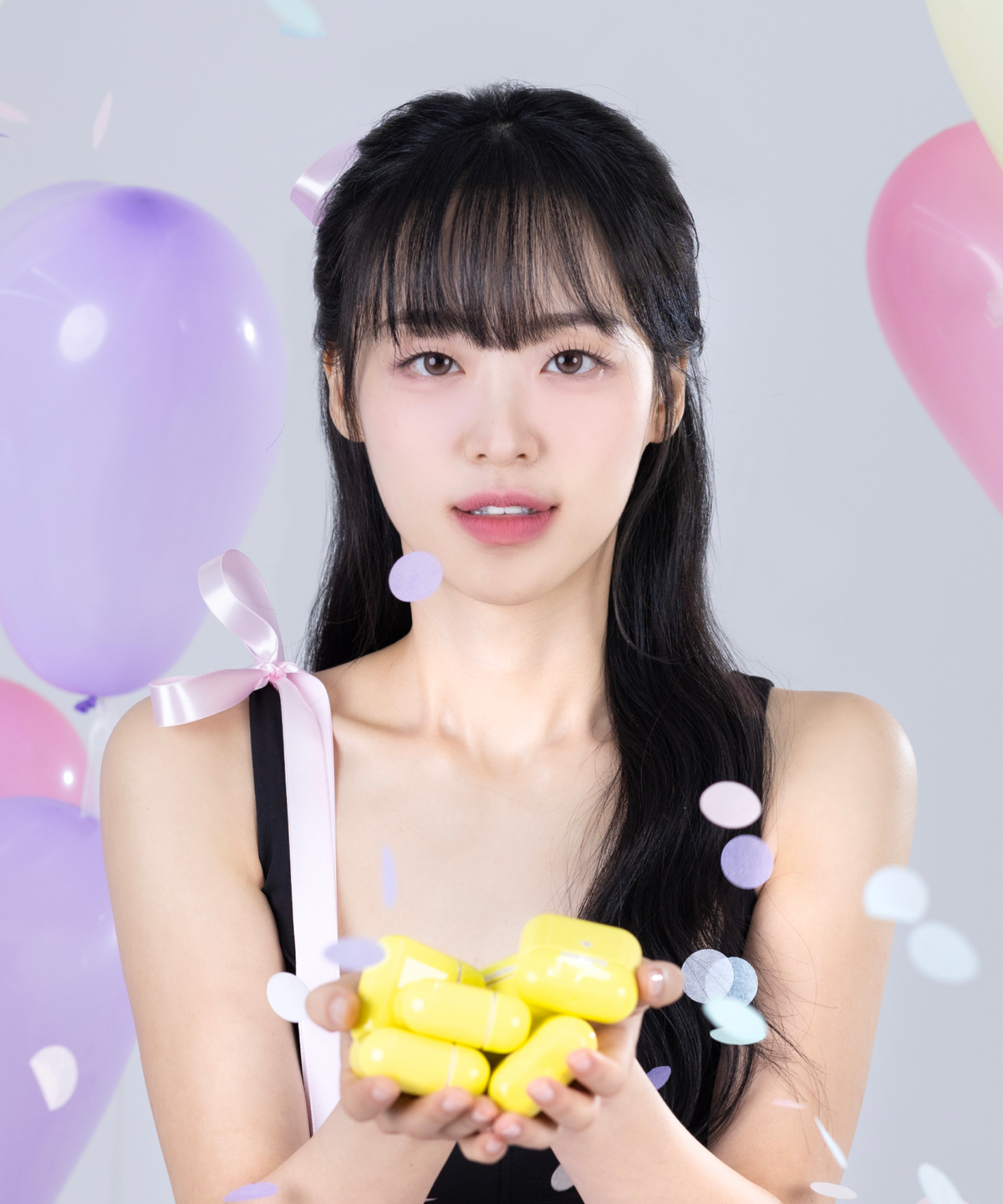 프레비츠(FREBITS) 에어핏 선 피니싱 스틱 01 퓨어 바이올렛 (본품+키링)
