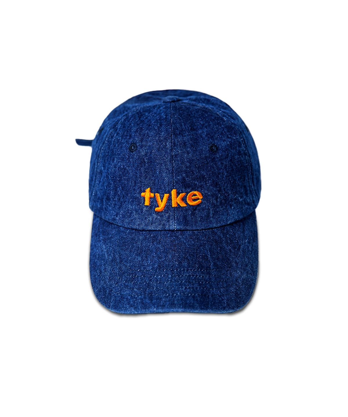 타이크(TYKE) Logo Washed Denim Cap - Blue