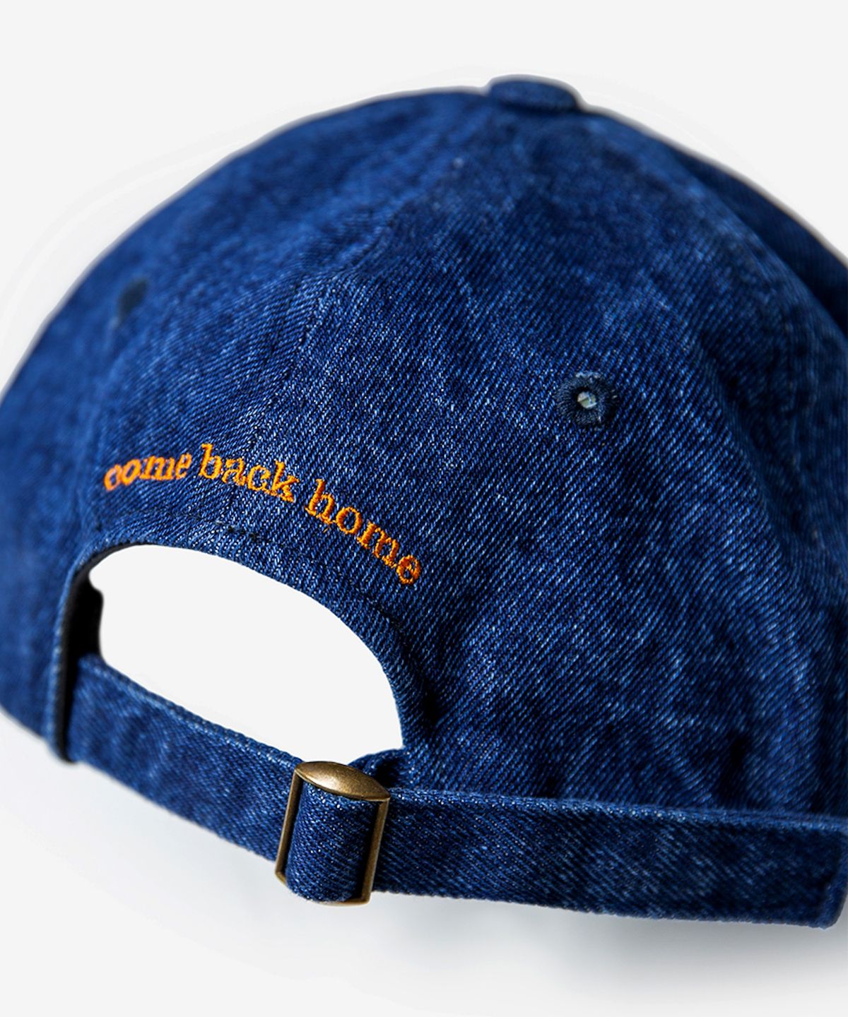 타이크(TYKE) Logo Washed Denim Cap - Blue