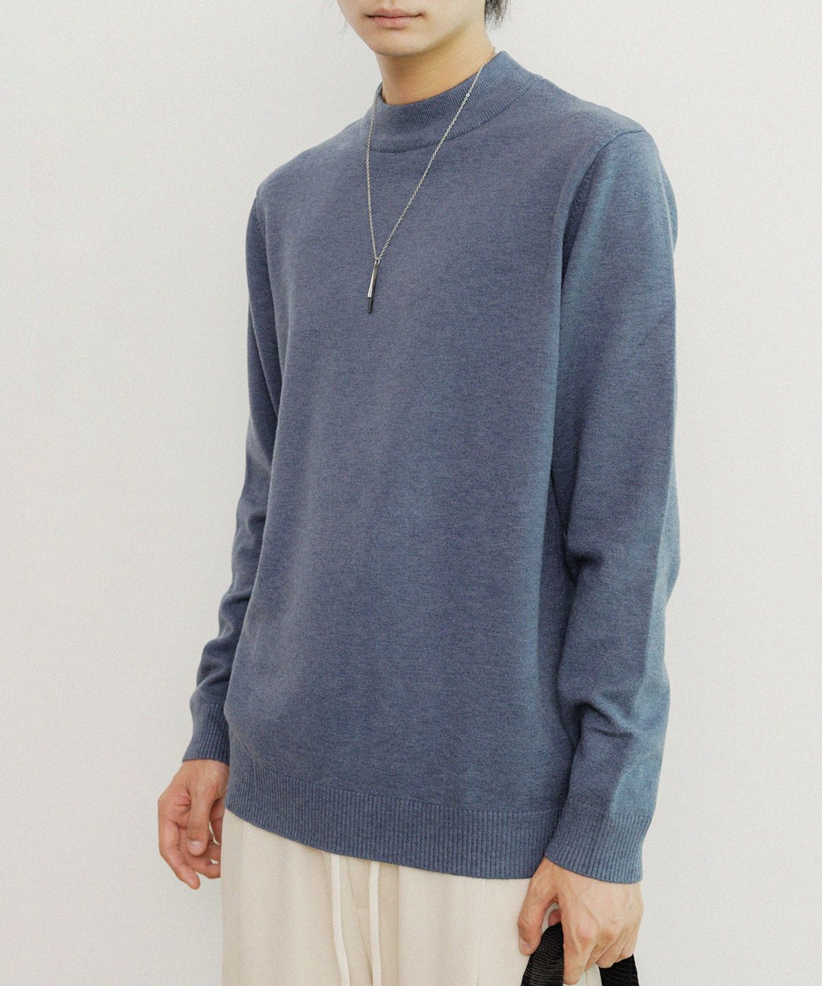 누빈다(NUBINDA) 워셔블 하프 터틀넥 니트 [8color]
