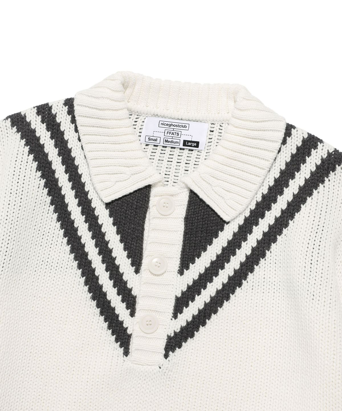 나이스고스트클럽(NICEGHOSTCLUB) FFATS SAILOR PK KNIT_IVORY(NG2EFUK640A)