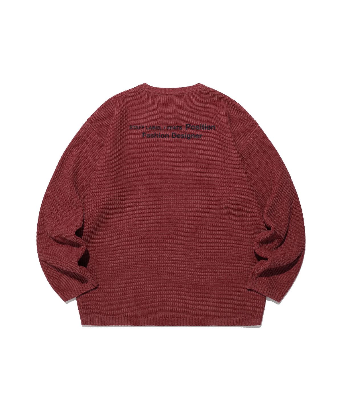 나이스고스트클럽(NICEGHOSTCLUB) FFATS POSITION KNIT_RED(NG2EFUK611A)