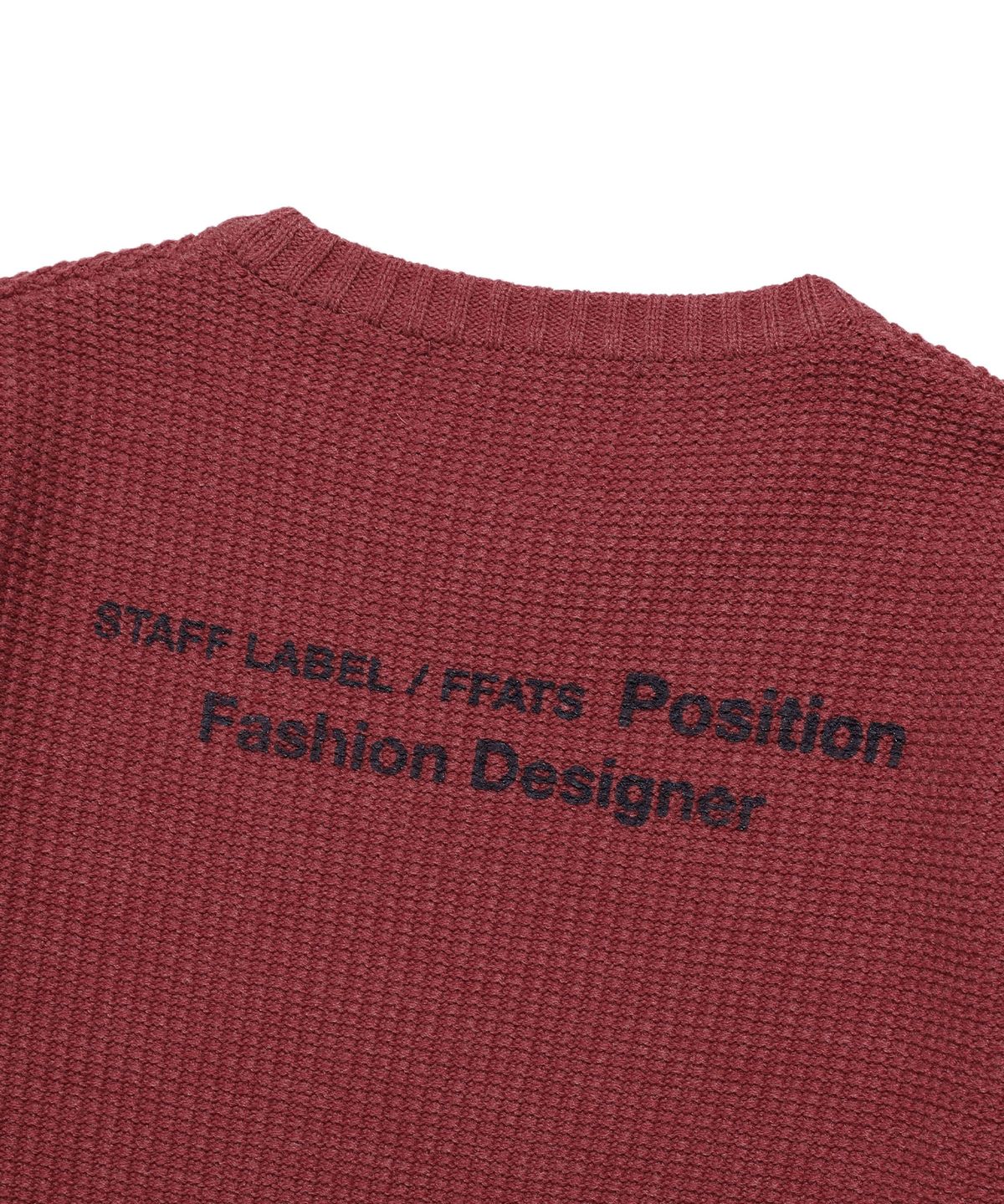 나이스고스트클럽(NICEGHOSTCLUB) FFATS POSITION KNIT_RED(NG2EFUK611A)